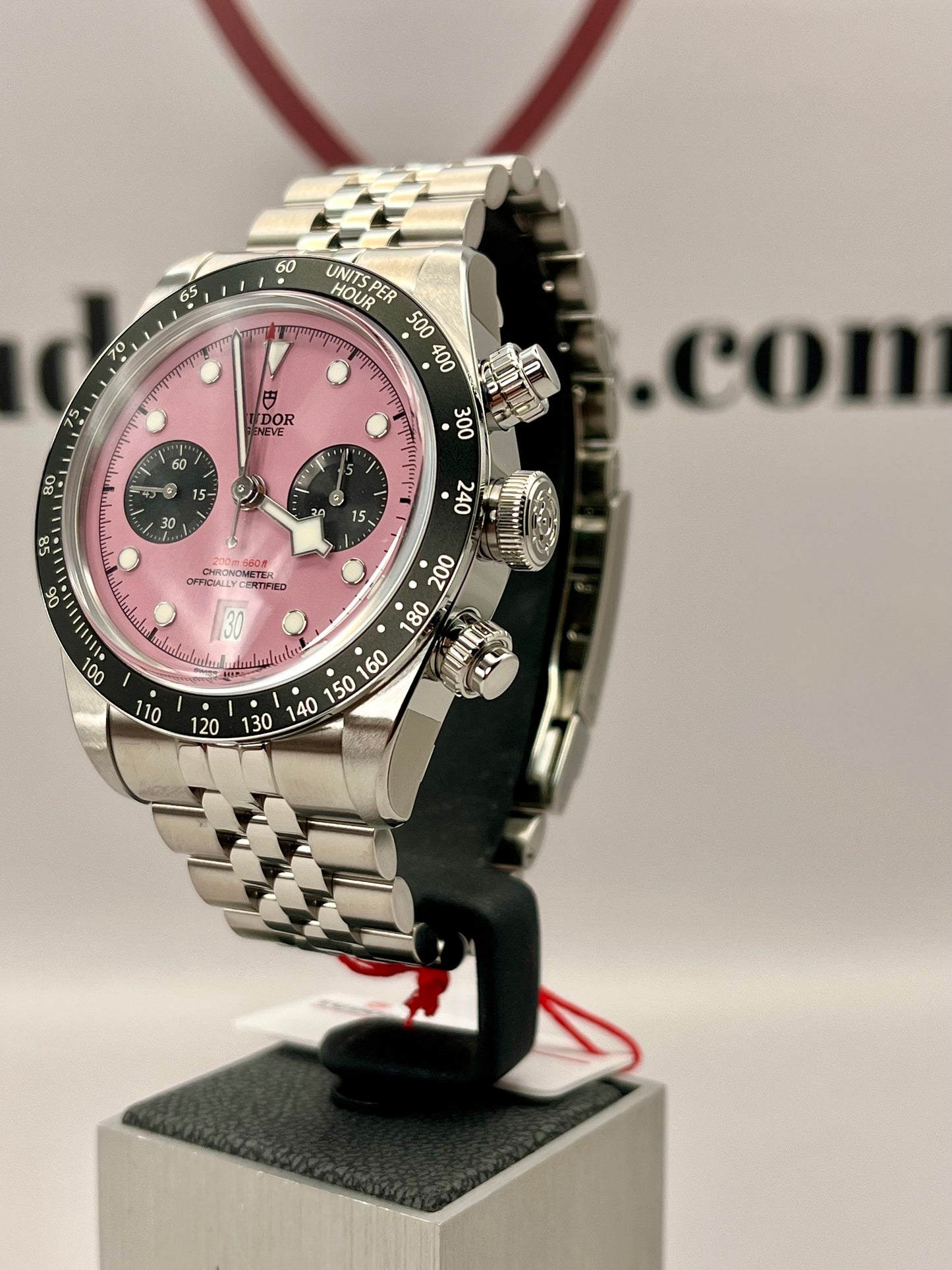 *BRAND NEW* TUDOR Black Bay Chrono Miami Pink - 79360N - 41mm - Full Set