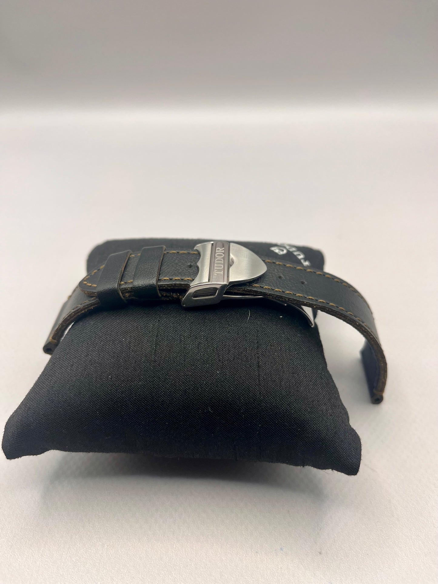 22mm Tudor Brown Leather Strap + 18mm Clasp