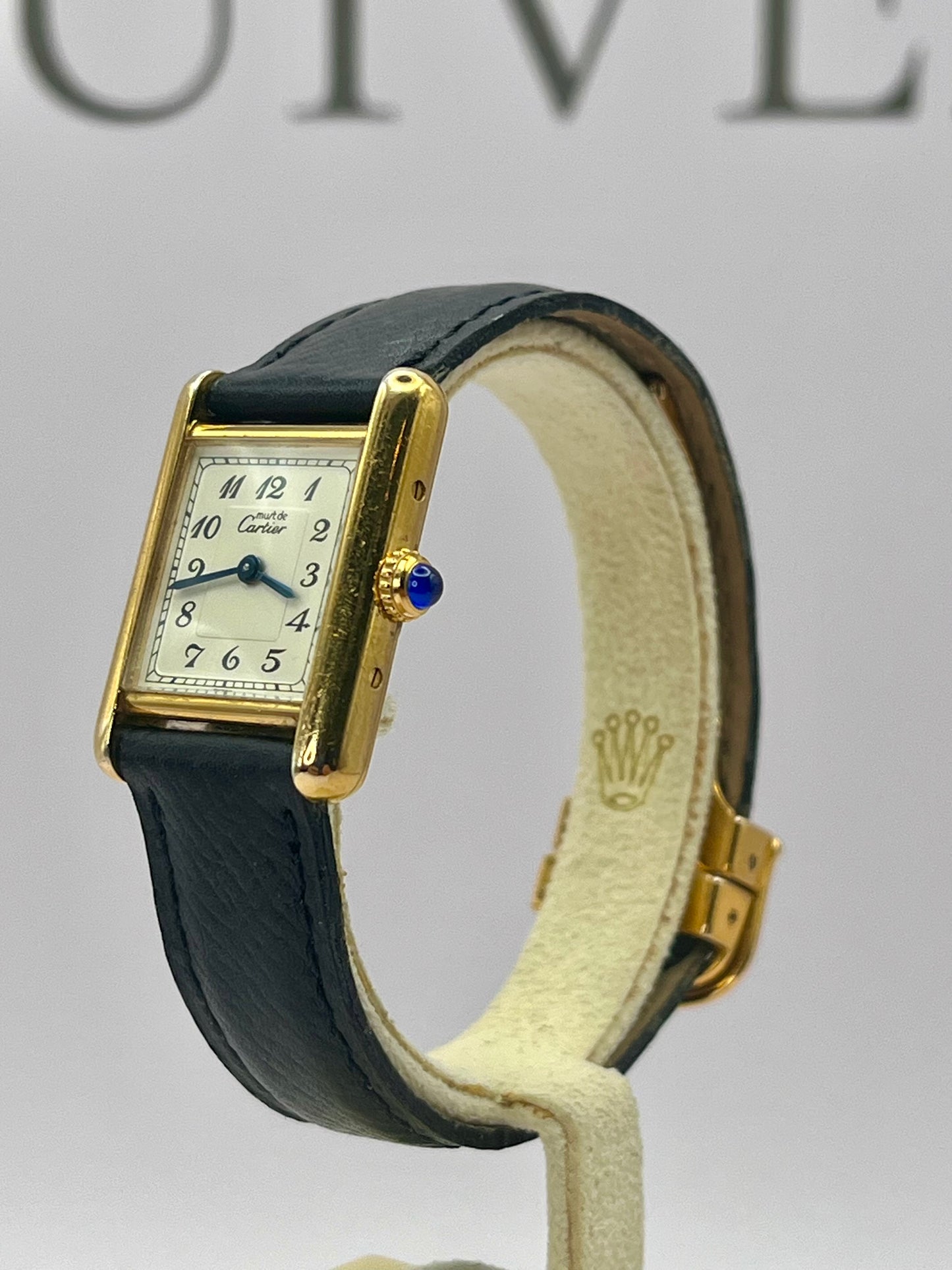 Cartier Tank Vermeil Ladies Watch - Quartz - 20mmx28mm