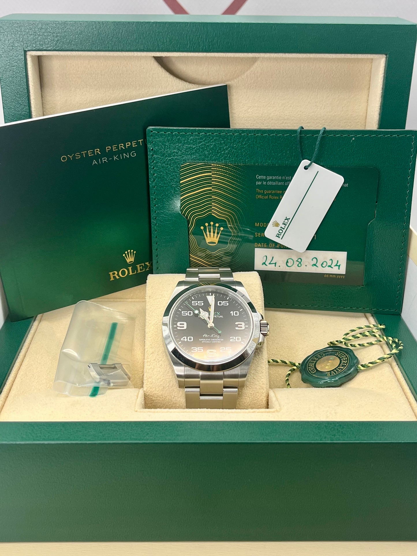 2024 ROLEX Air King - 126900 - 40 mm - Full Set - Warranty