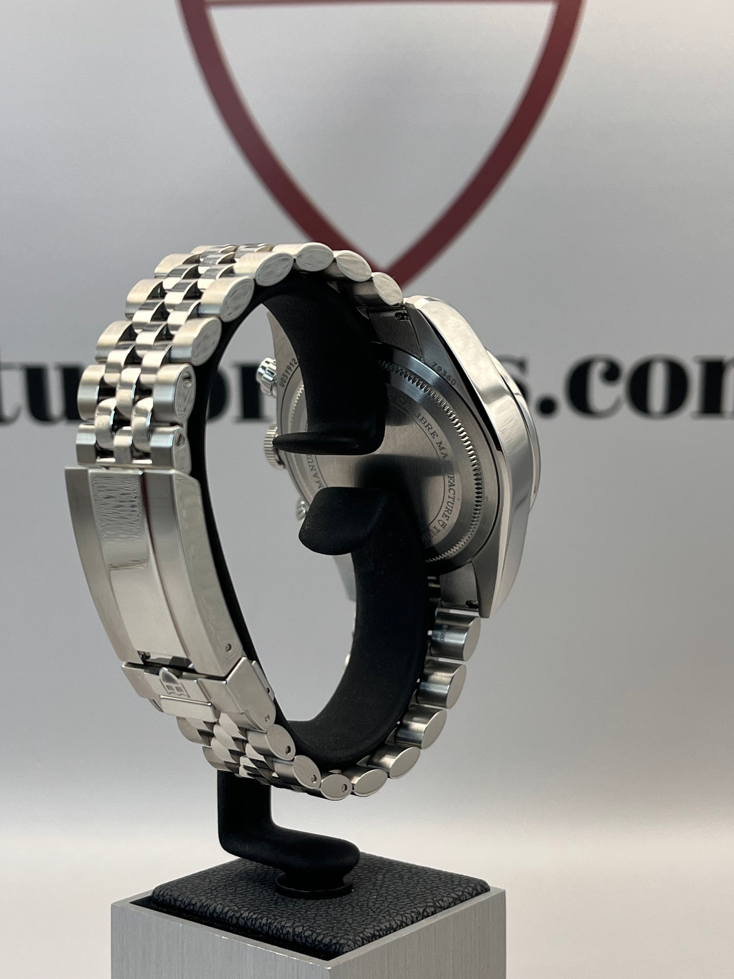 May 2025 TUDOR Black Bay Chrono 'Panda' on OEM Tudor Jubilee Strap - 41mm