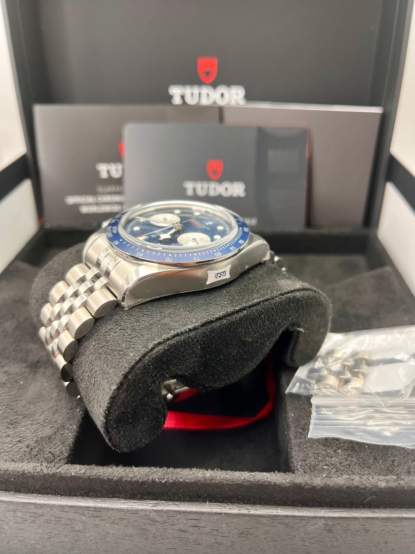 2024 STICKERED TUDOR Black Bay Chrono 41mm - M79360B - Full Set - W'nty to 2029