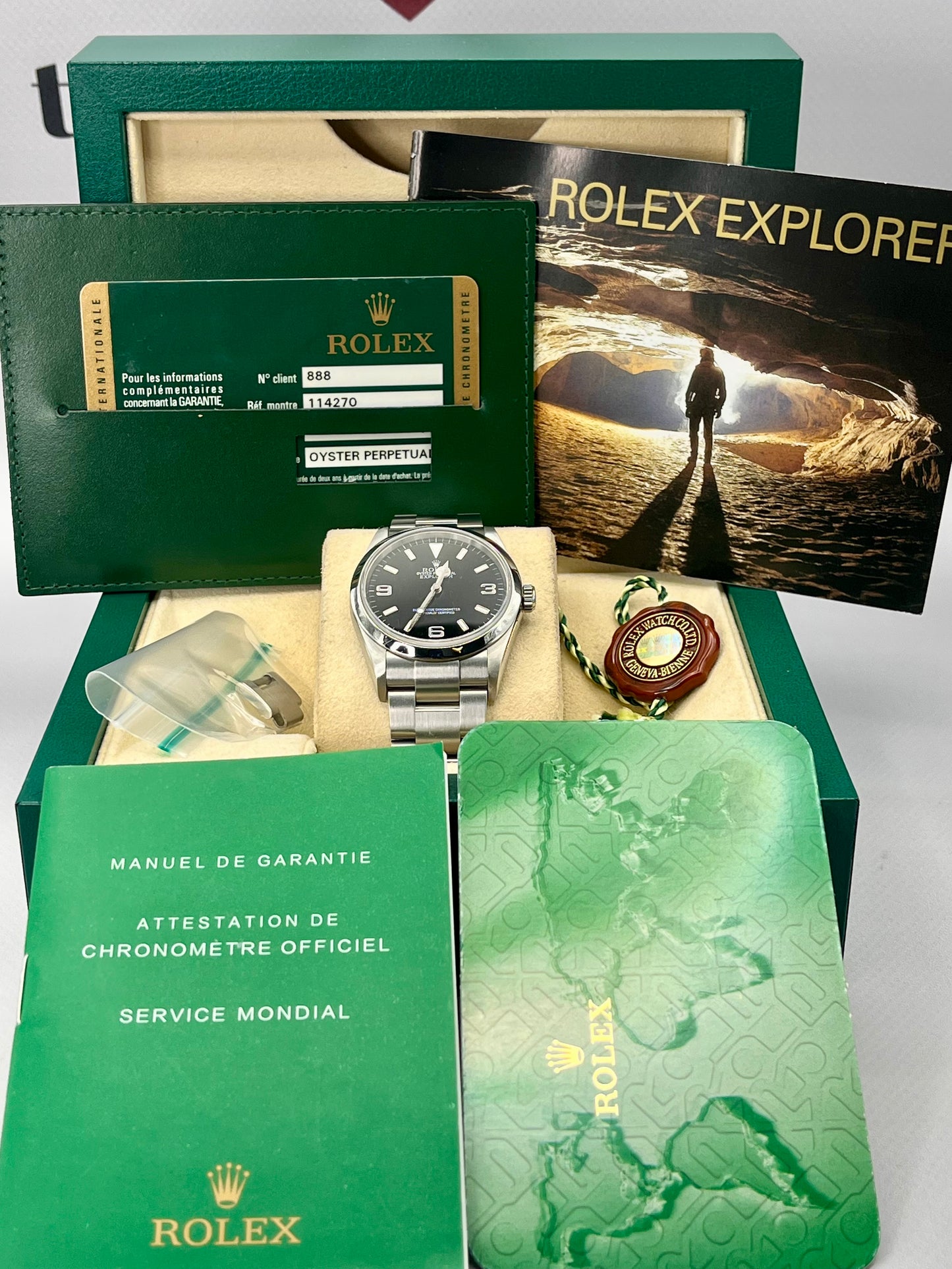 2007 ROLEX Explorer - 114270 - 36mm - Full Set