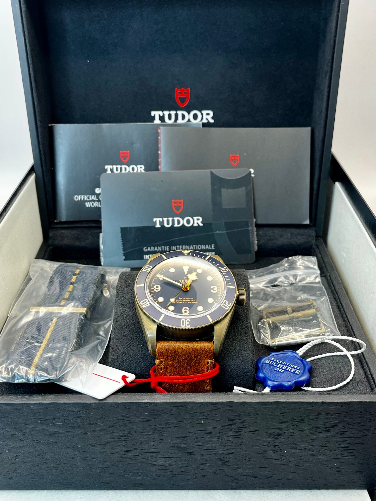 TUDOR Black Bay Bronze BUCHERER - 79250BB - Full Set - Warranty to Nov 2025