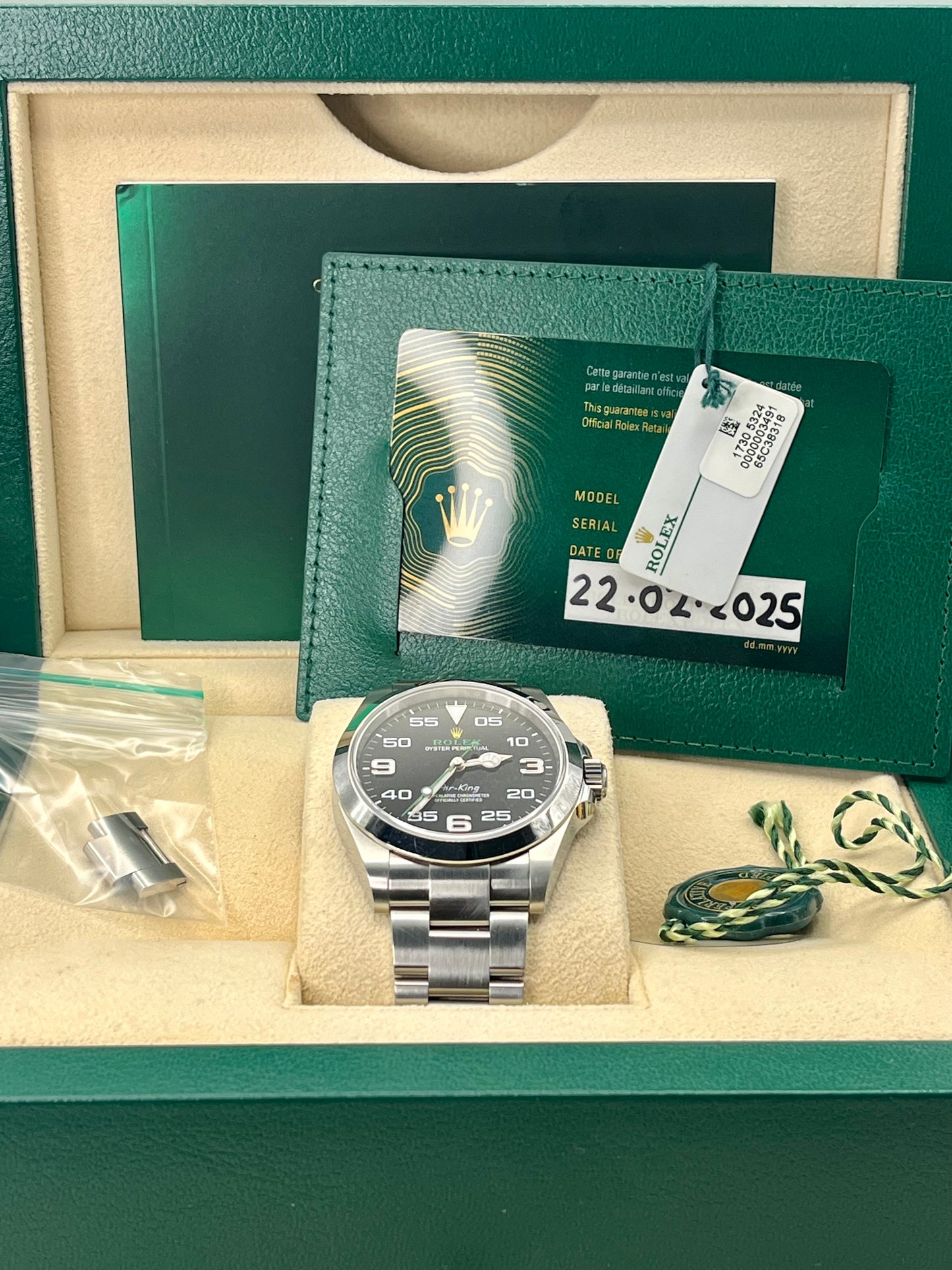 2025 ROLEX Air King - 126900 - 40 mm - Full Set - Warranty to Feb 2030