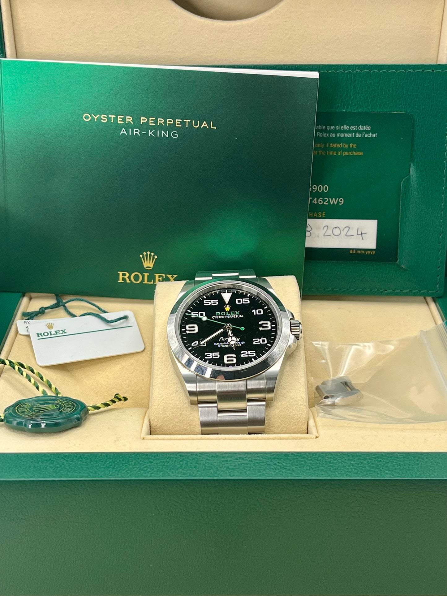 2024 ROLEX Air King - 126900 - 40 mm - Full Set - Warranty