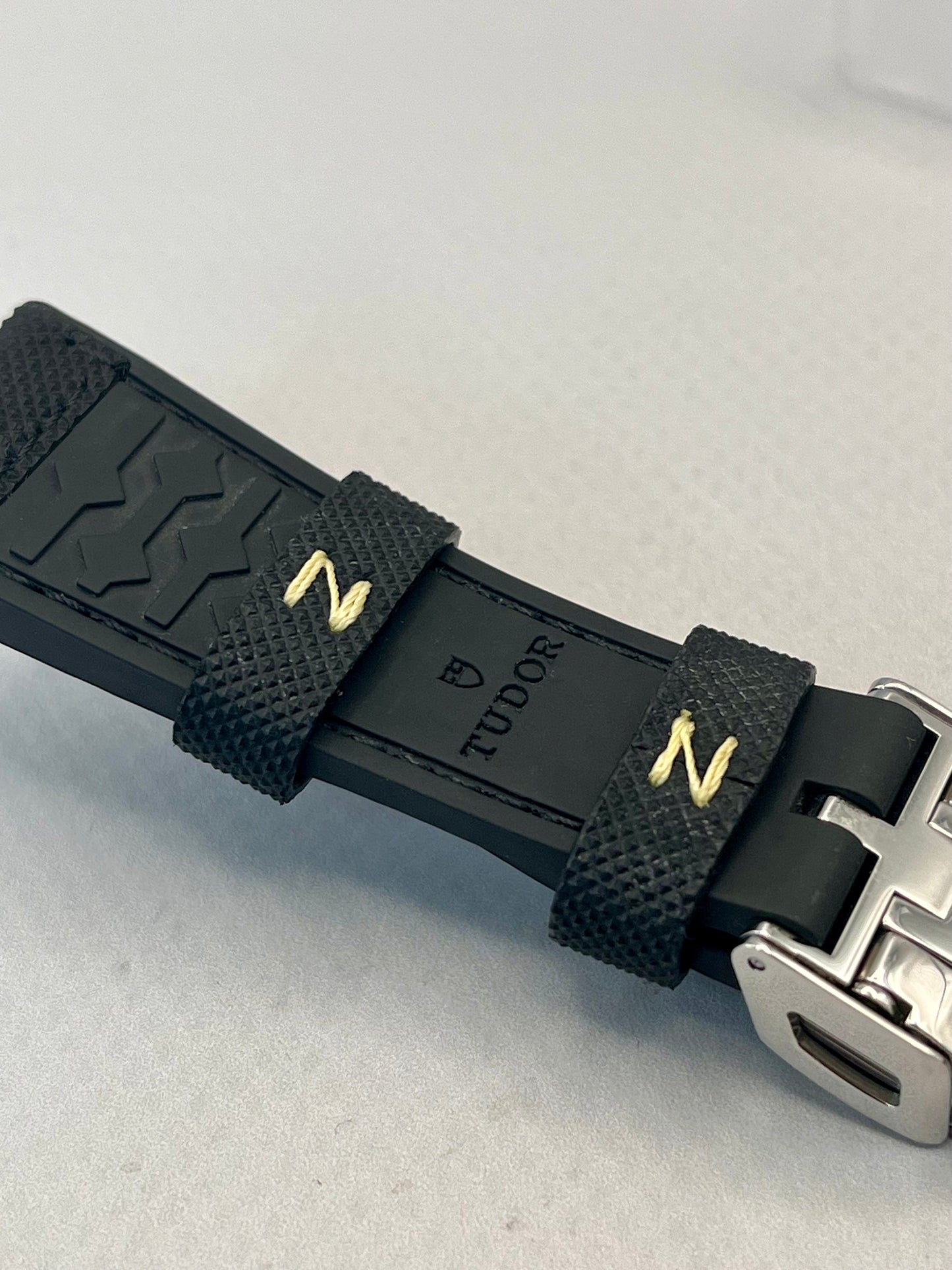 TUDOR OEM 20mm Black Hybrid Strap + OEM Tudor 16mm Clasp