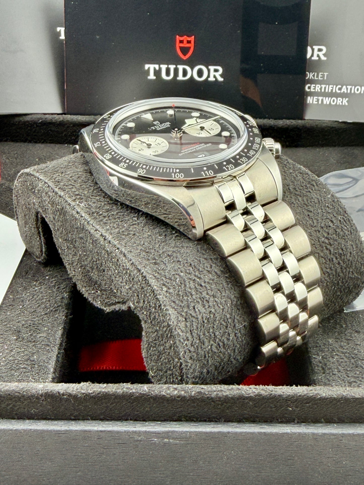 New 2026 TUDOR Black Bay Chrono Reverse Panda + Jubilee 41mm Full Set