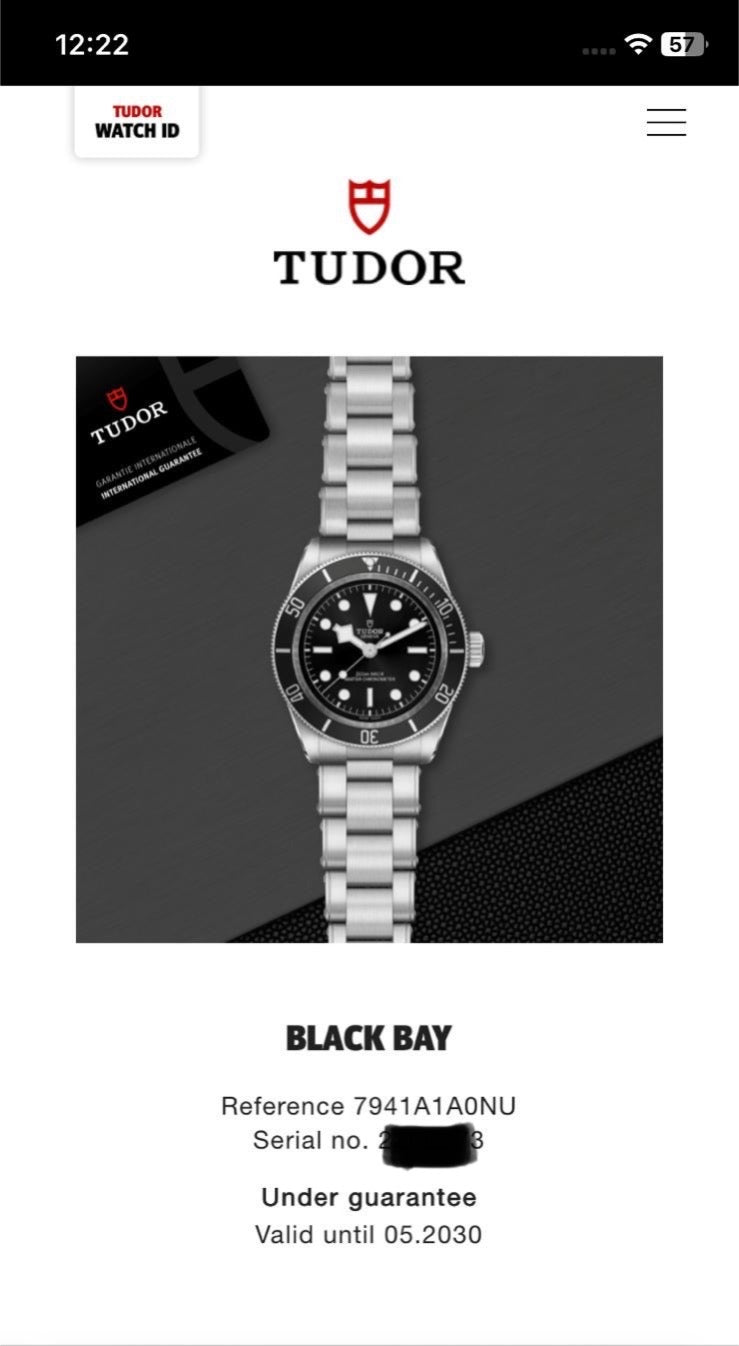 2025 TUDOR Black Bay 'Monochrome' - 41mm - M7941A1A0NU - METAS