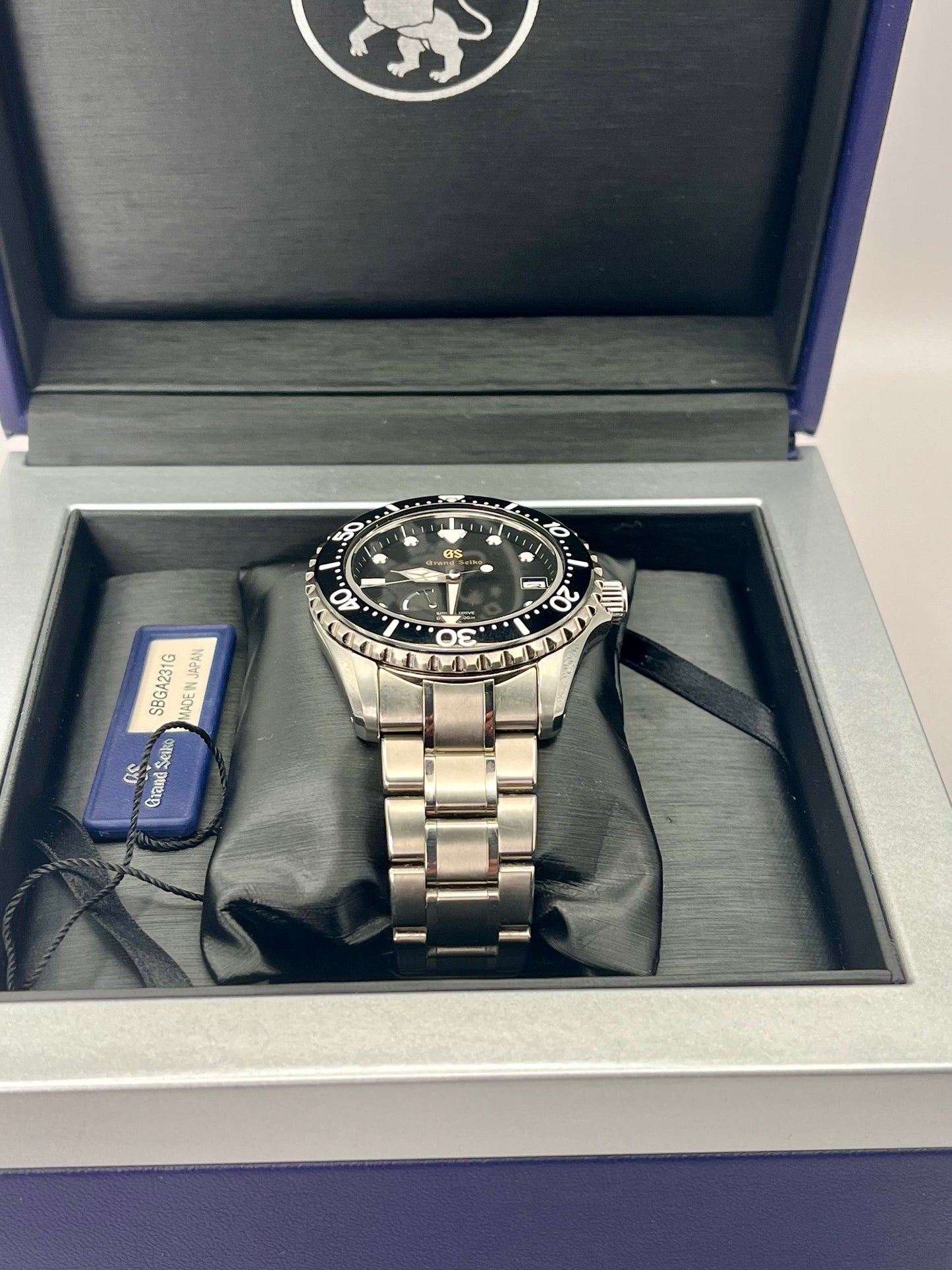 GRAND SEIKO SBGA231 Spring Drive - Titanium - Full Set