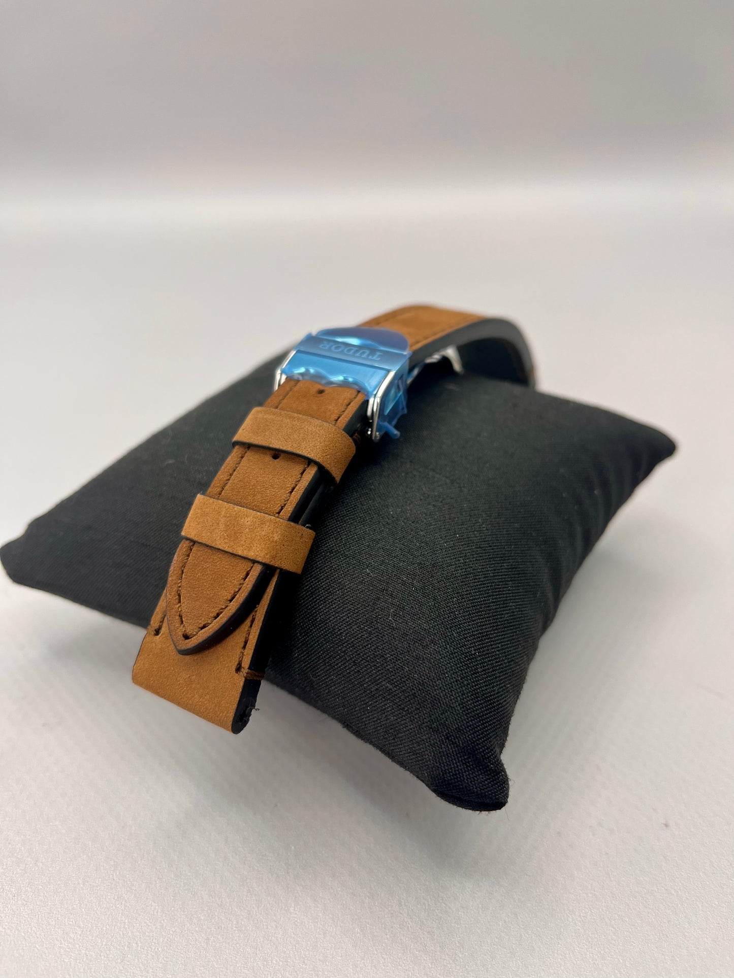 New/Unworn TUDOR OEM 20mm NuBuck Leather Strap + OEM Tudor Stainless 16mm Clasp