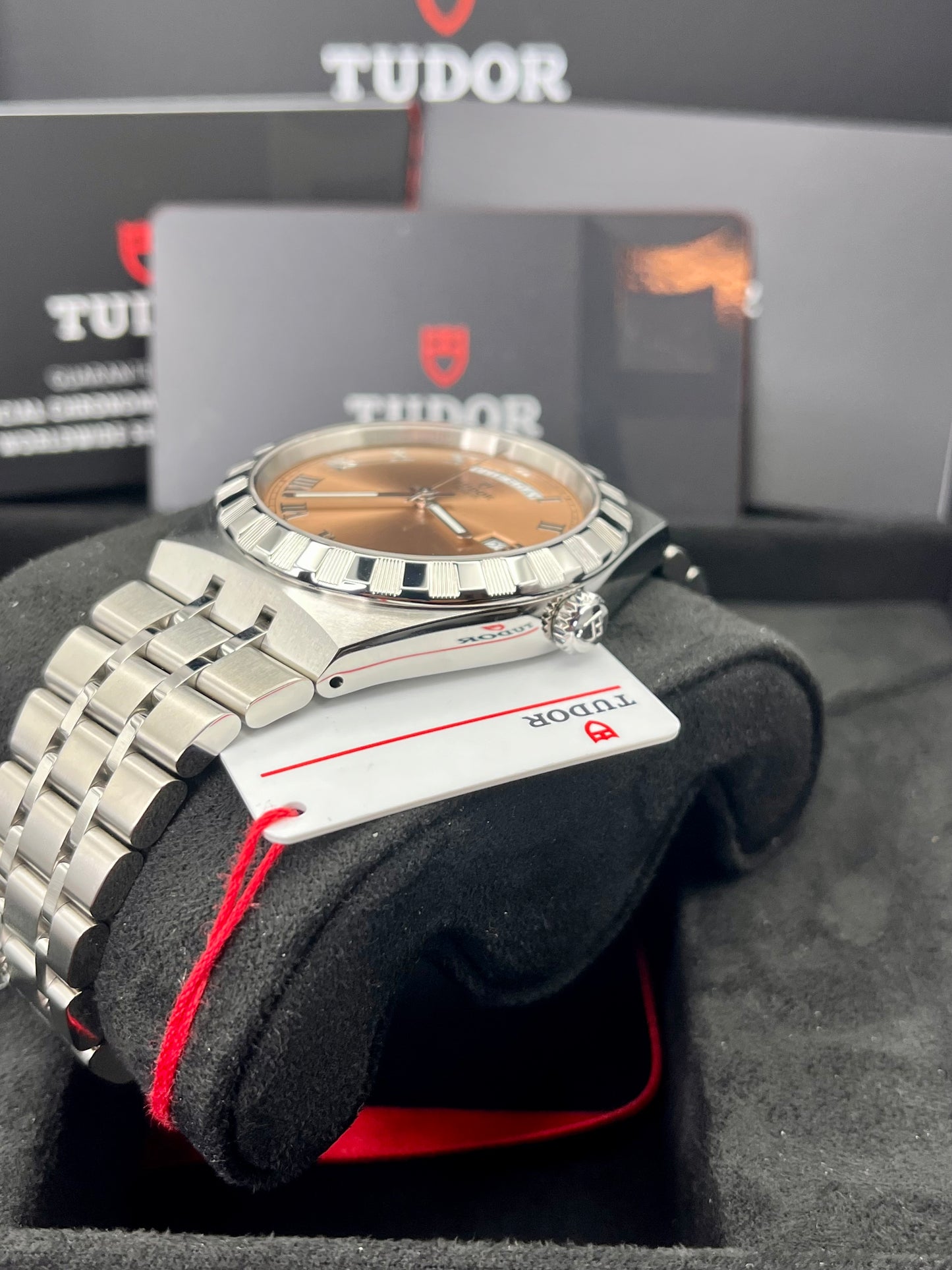 New/Unworn TUDOR Royal Salmon - 28600 - 41 mm - Full Set - Warranty to Mar 2030