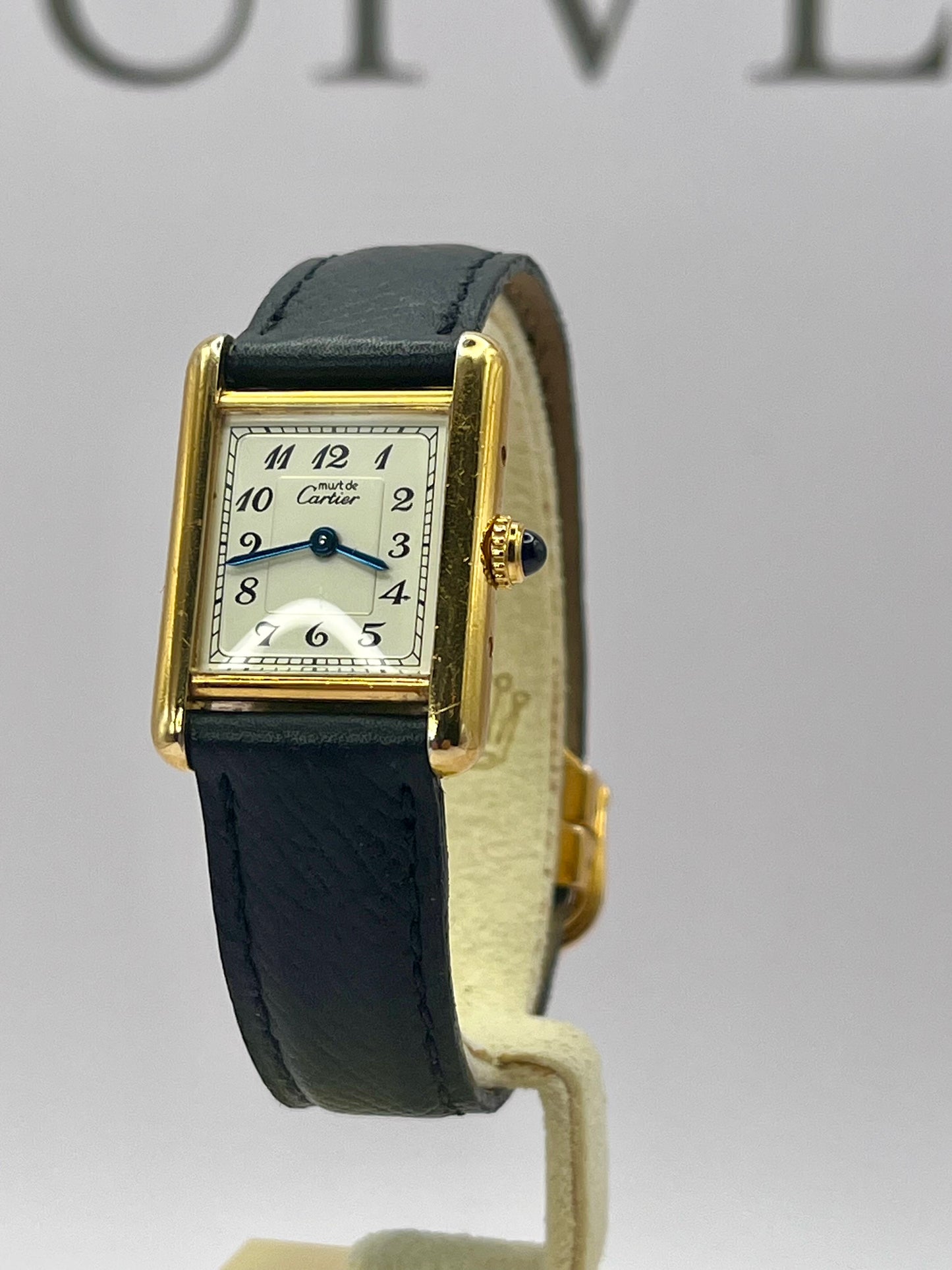 Cartier Tank Vermeil Ladies Watch - Quartz - 20mmx28mm