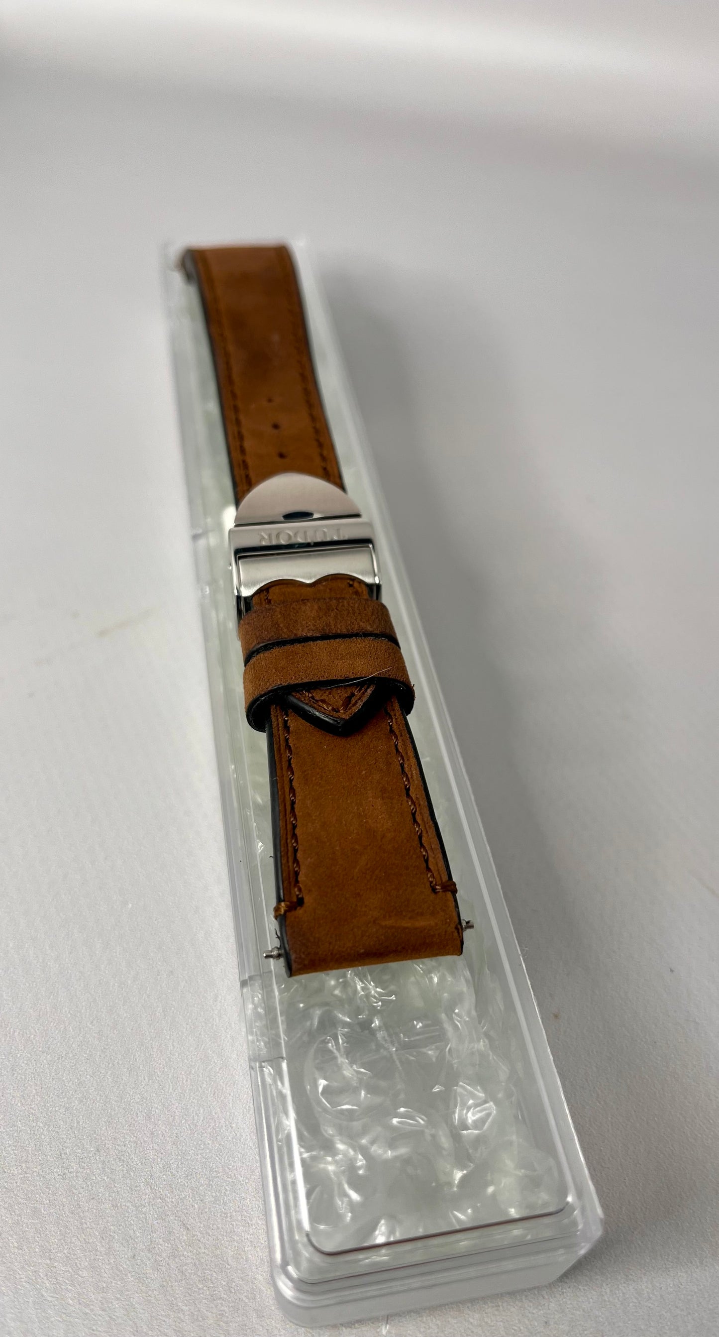 TUDOR OEM 20mm NuBuck Leather Strap + OEM Tudor Stainless 16mm Clasp