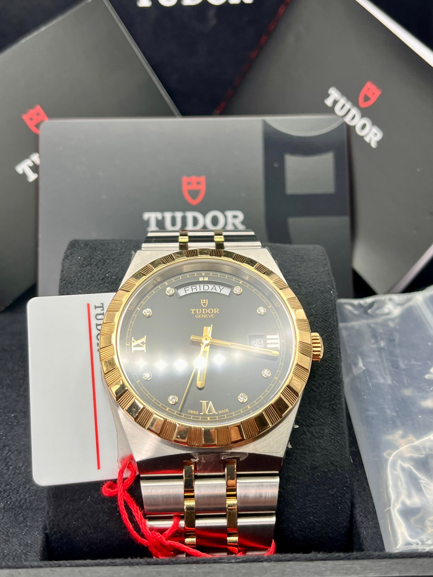2023 TUDOR Royal Day/Date Diamond - 41mm - 28603 - Full Set - Warranty Apr 2028