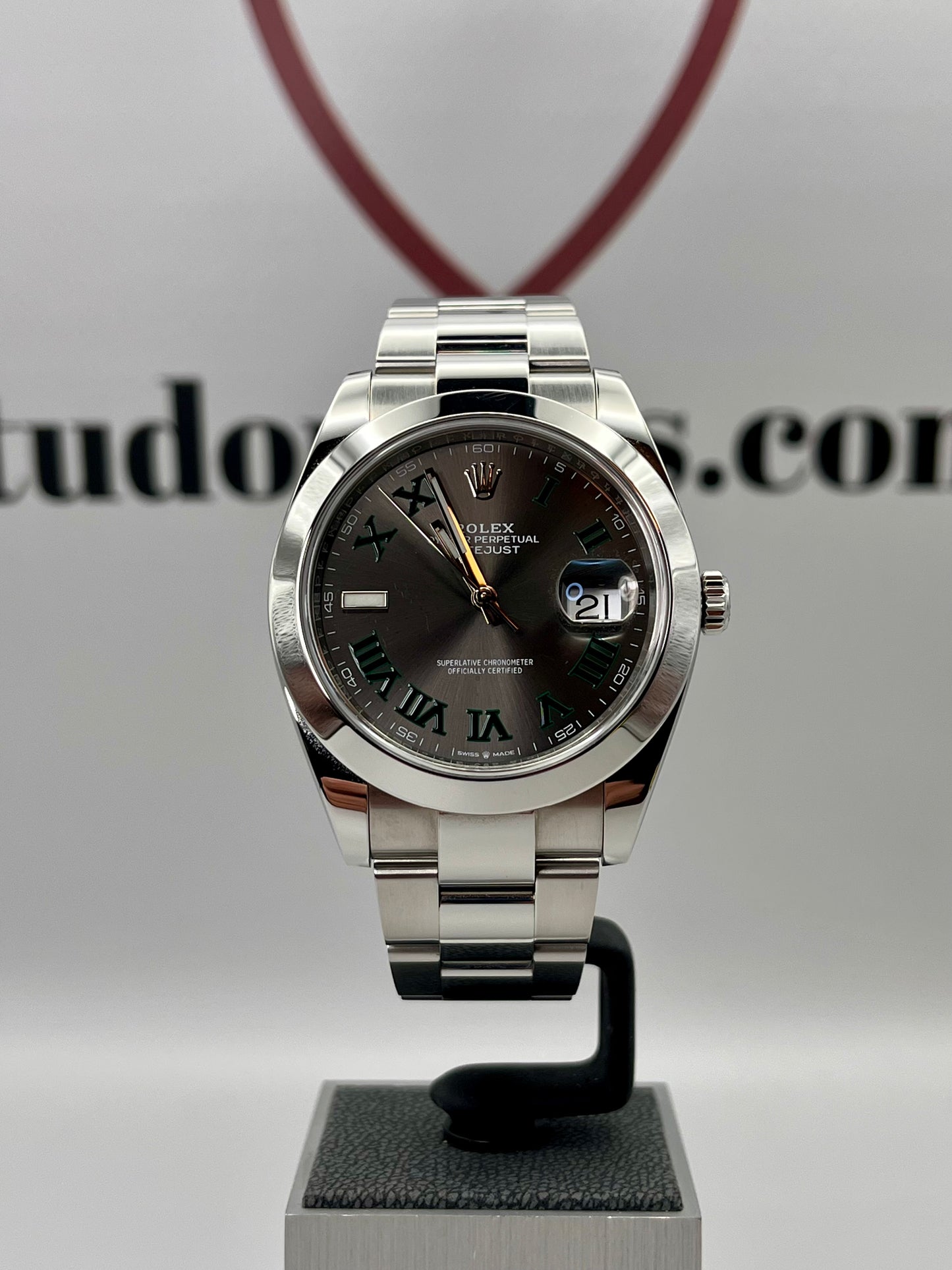 2020 ROLEX DateJust 41mm 'Wimbledon' - 126300 - Full Set - Warranty to Feb 2030