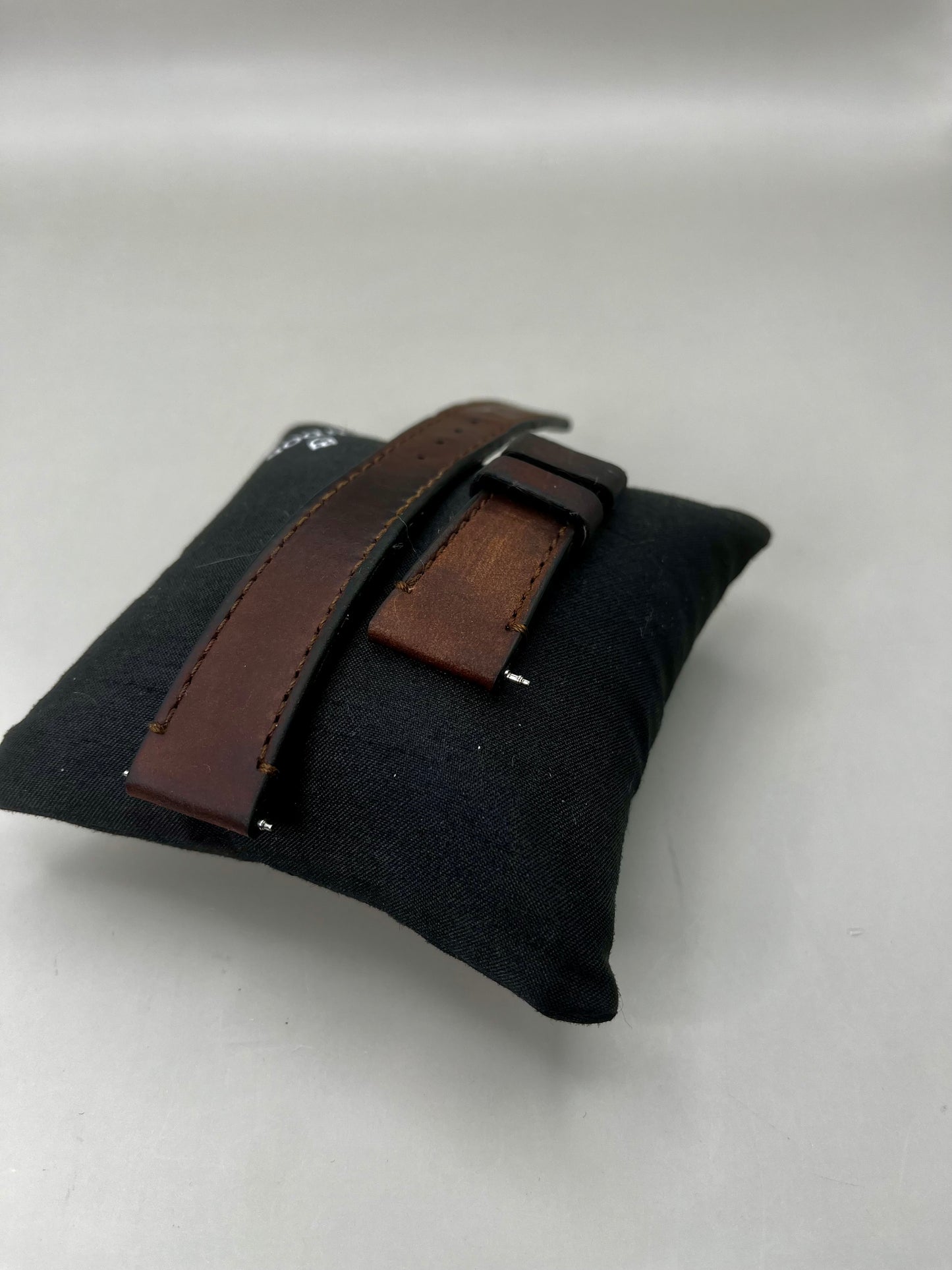 Genuine TUDOR Dark Brown Leather Strap 20mm