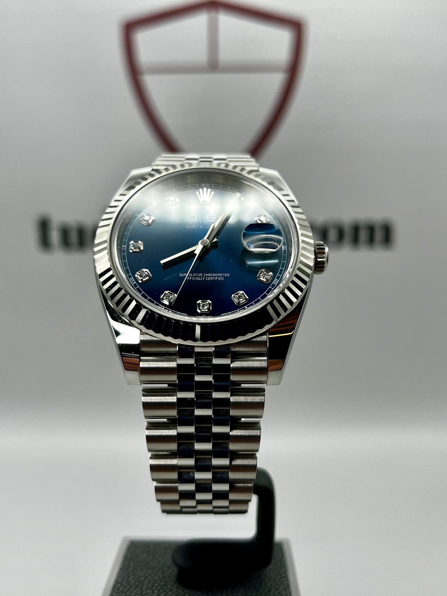 2021 ROLEX DateJust 41 - Diamond Markers - Steel & White Gold - 126334-0016