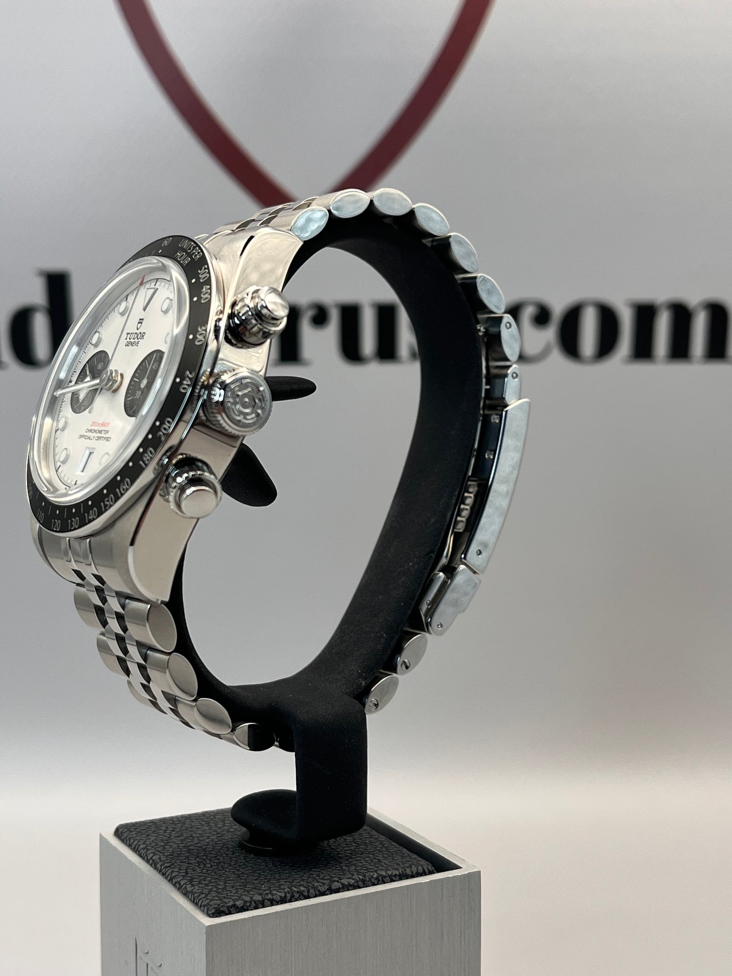 May 2025 TUDOR Black Bay Chrono 'Panda' on OEM Tudor Jubilee Strap - 41mm