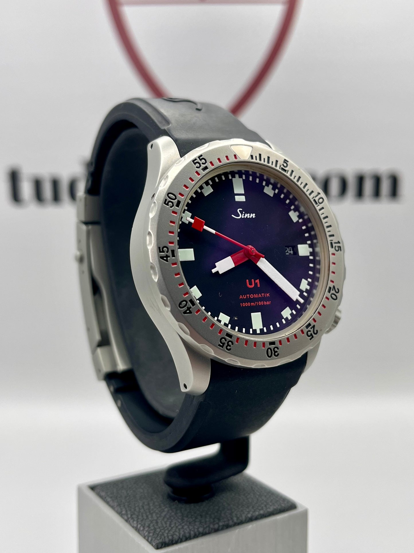 SINN U1 - Automatic - 1000m - Box only - Sinn Rubber Strap & Deployment Clasp