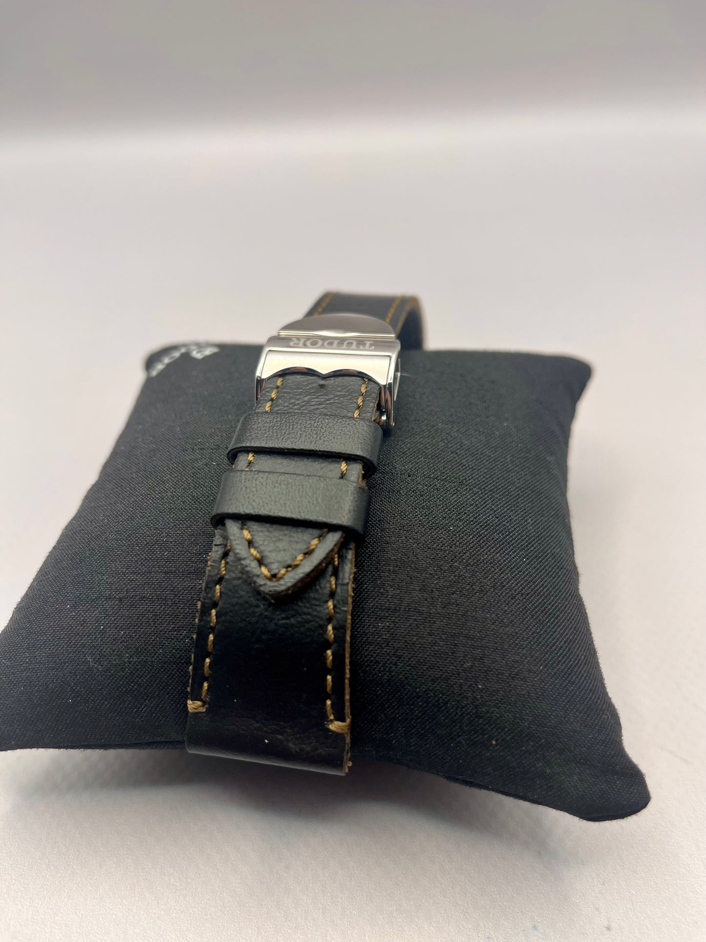 22mm Tudor Brown Leather Strap + 18mm Clasp