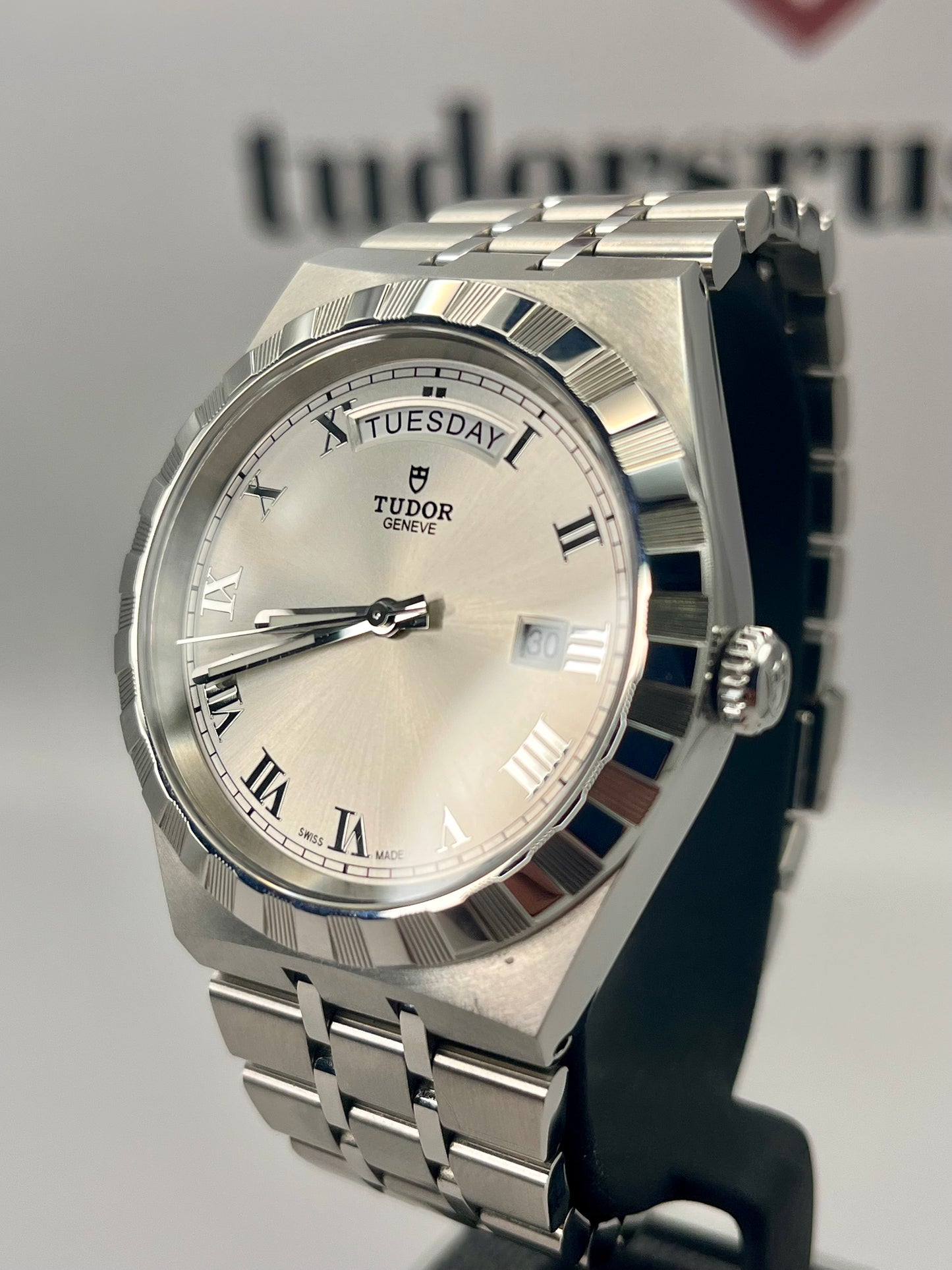 TUDOR Royal Day Date - 28600 - 41mm - Rare Silver Dial