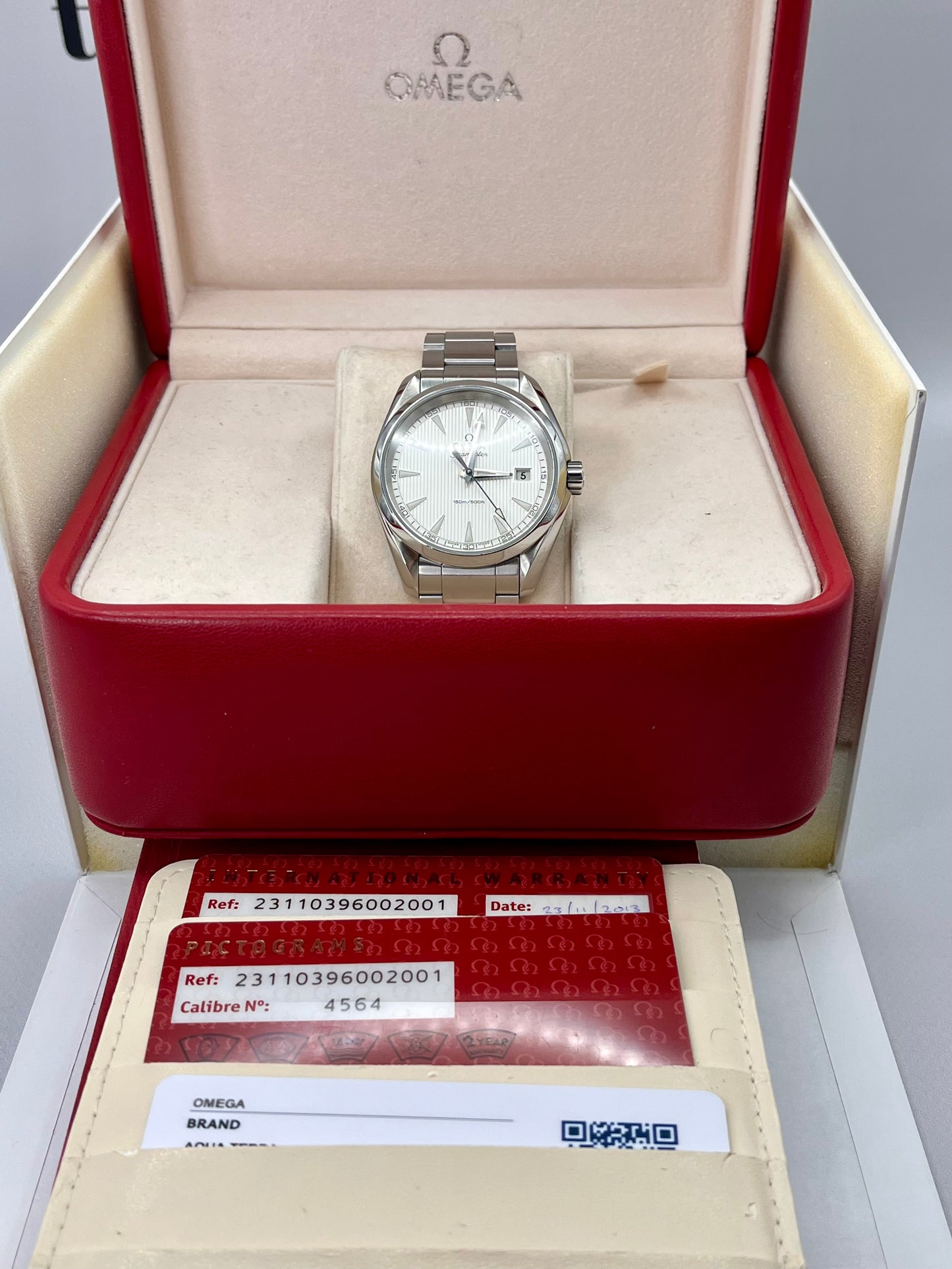 2013 OMEGA SeaMaster Aqua Terra - 231.10.39.60.02.001 - 38.5mm - Box & Papers
