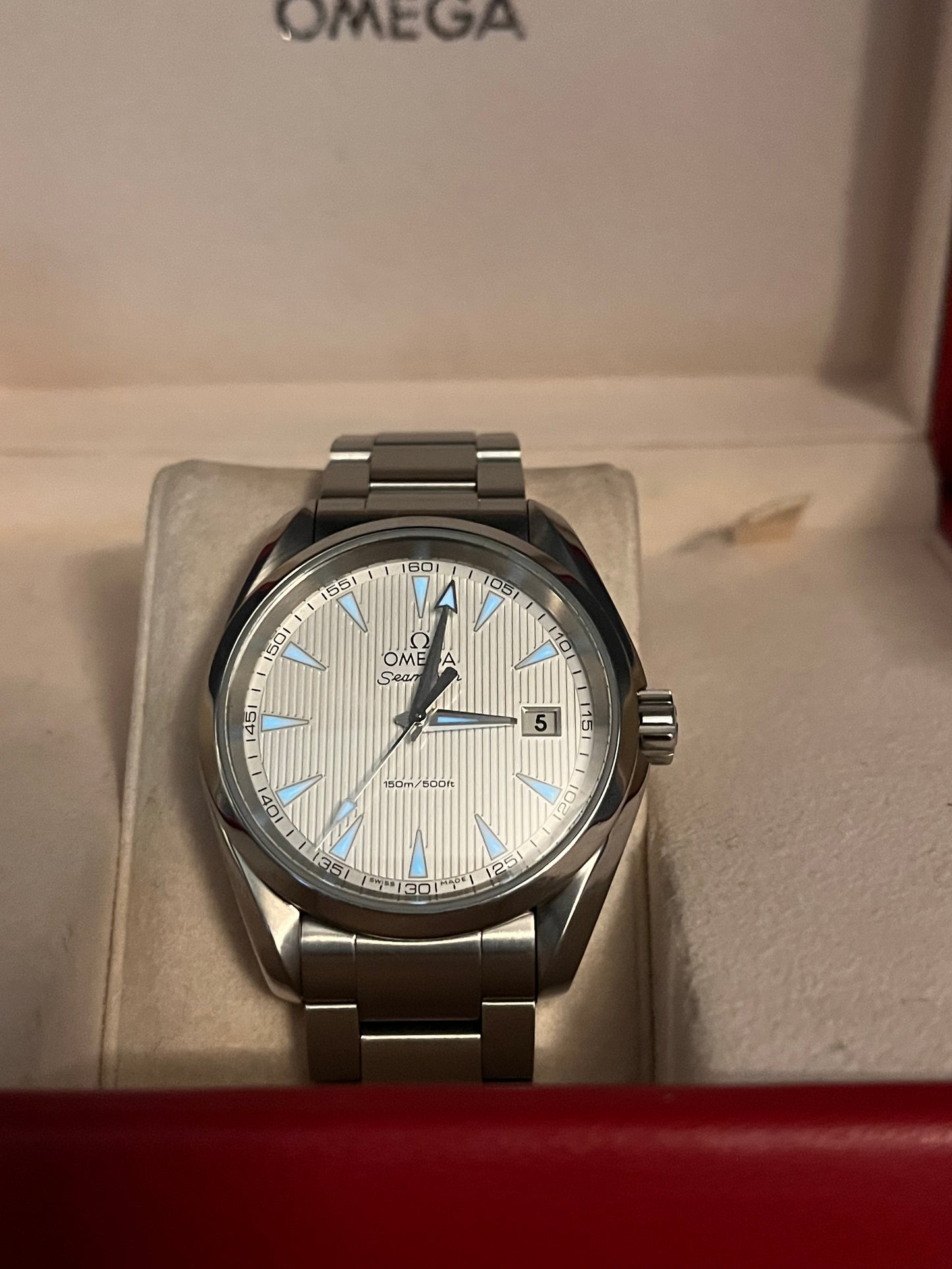 2013 OMEGA SeaMaster Aqua Terra - 231.10.39.60.02.001 - 38.5mm - Box & Papers
