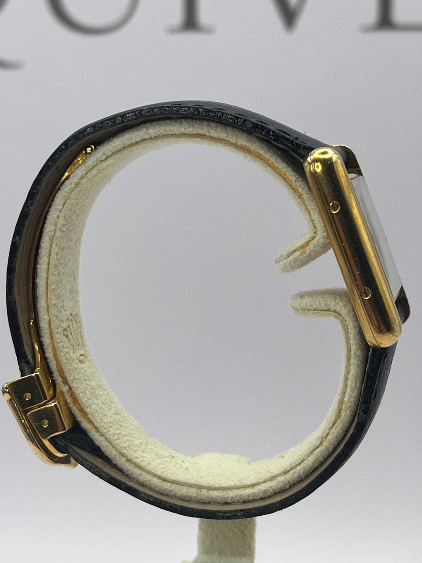 Cartier Tank Vermeil Ladies Watch - Quartz - 20mmx28mm