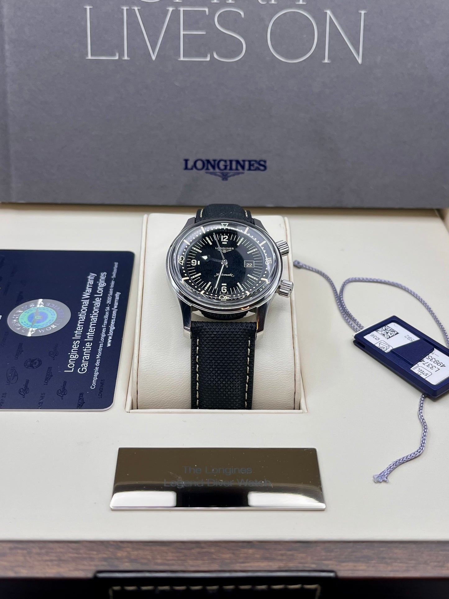 LONGINES Legend Diver - UNWORN - L3.374.4.50.0 - Full Set