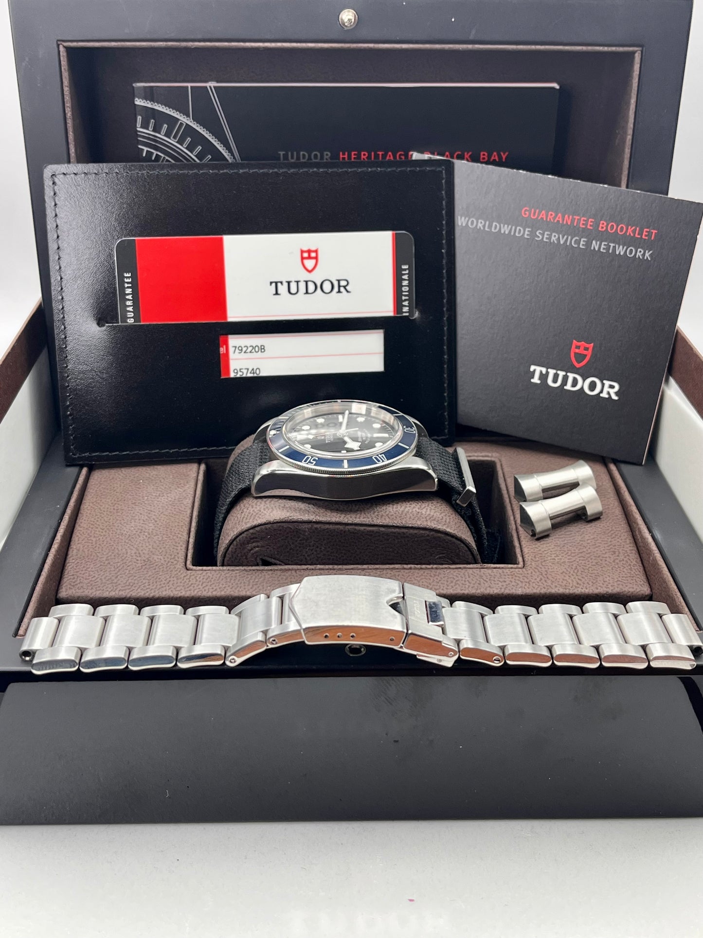 2015 TUDOR Black Bay 79220B 'Smiley ' - 41mm - Full Set - Beautiful Condition