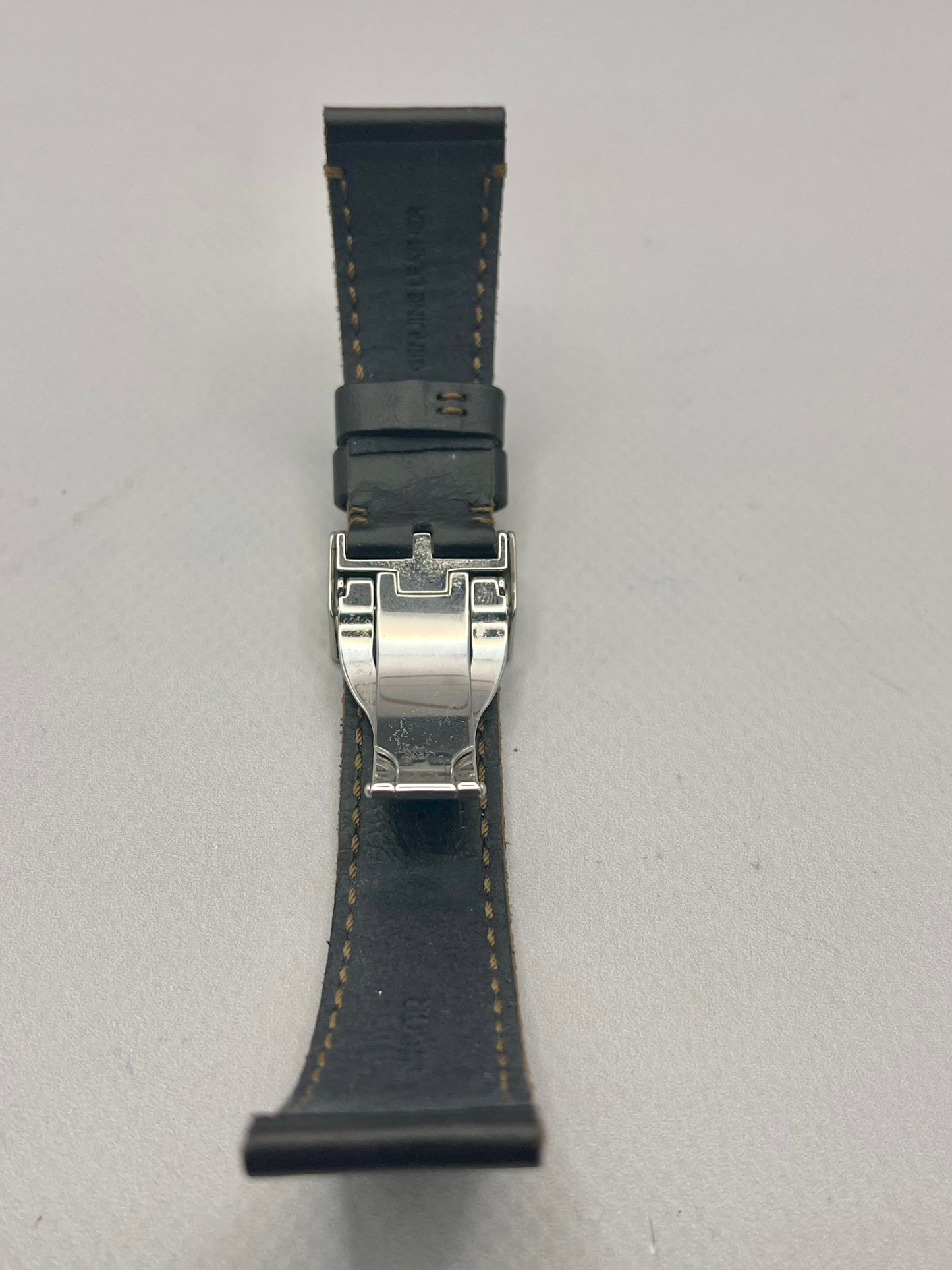22mm Tudor Brown Leather Strap + 18mm Clasp