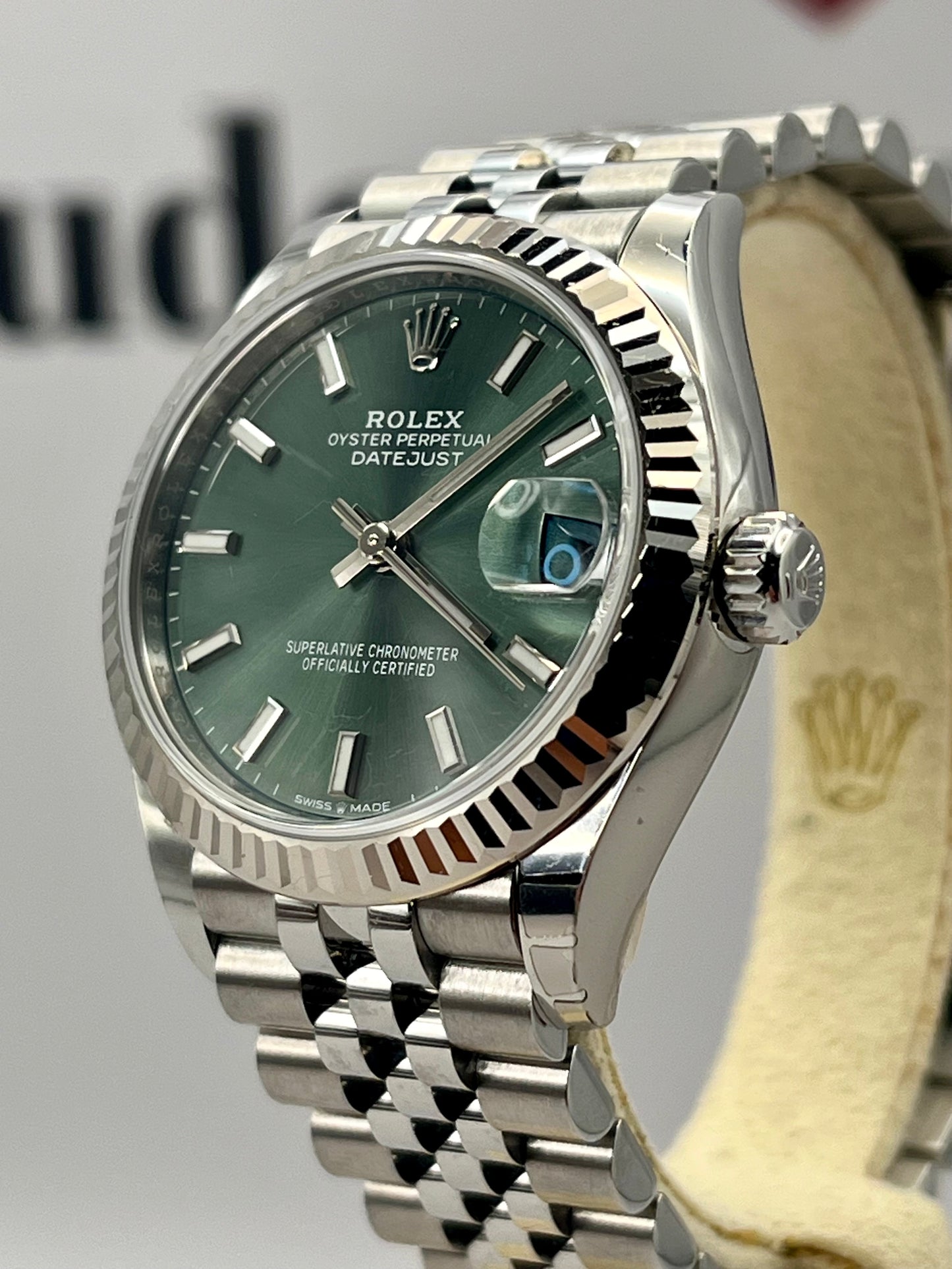 2021 Rolex Datejust 31mm - 278274 - Mint Green - Full Set - Warranty to 2031