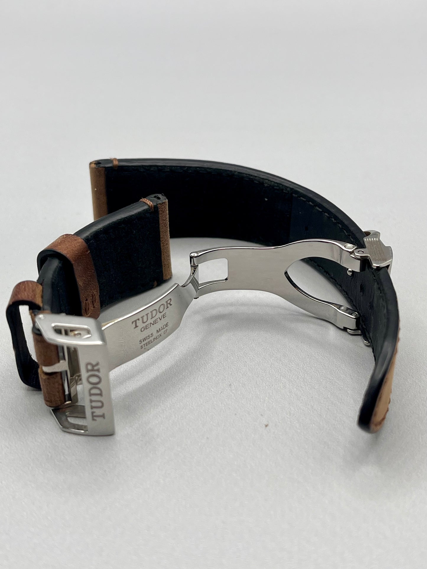 UNWORN TUDOR OEM Brown Nu-Buck Leather Strap 22mm & TUDOR 18mm Clasp