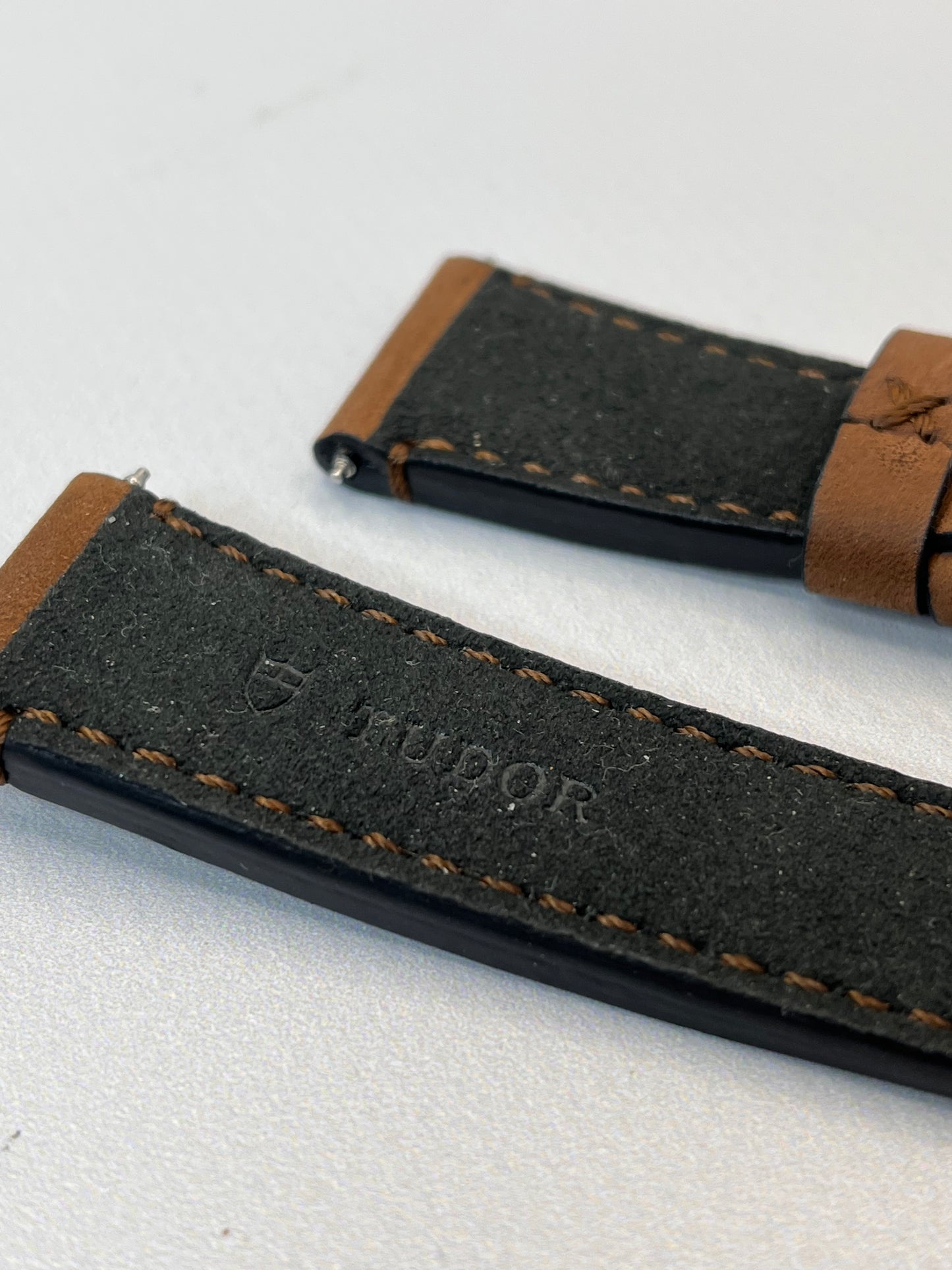 New/Unworn TUDOR OEM Brown Nu Buck Leather Strap 20mm