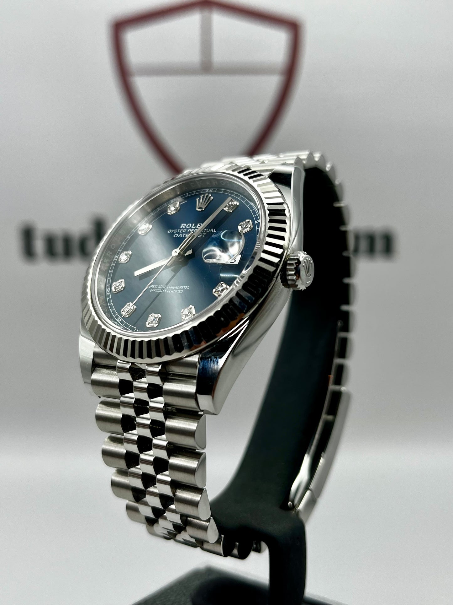 2021 ROLEX DateJust 41 - Diamond Markers - Steel & White Gold - 126334-0016