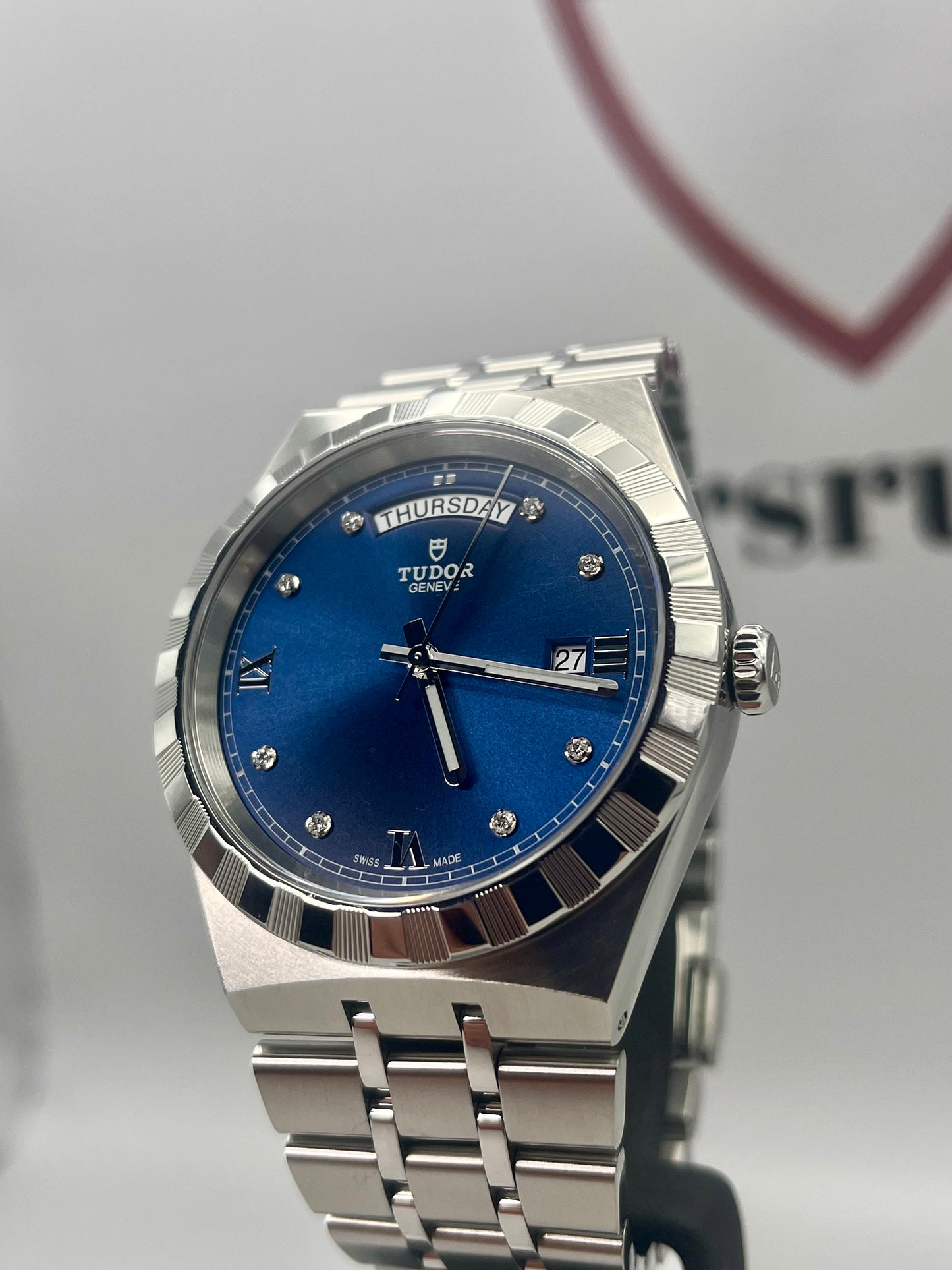 2021 TUDOR Royal - Diamond Dial Day/Date - 41mm - Full Set - Warranty to May 2026