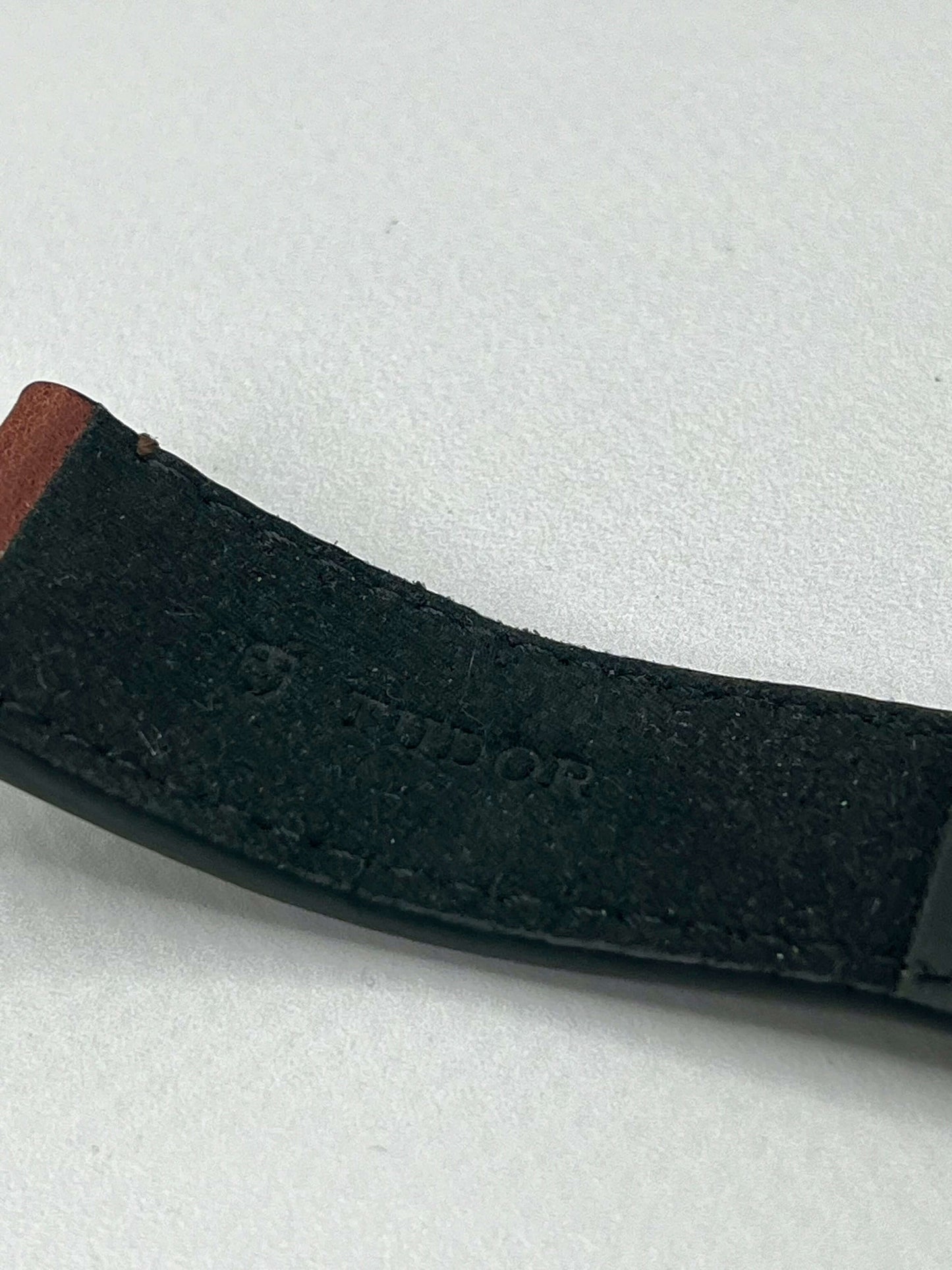 Genuine TUDOR OEM UNWORN Brown Leather Strap 22mm & TUDOR 18mm Clasp