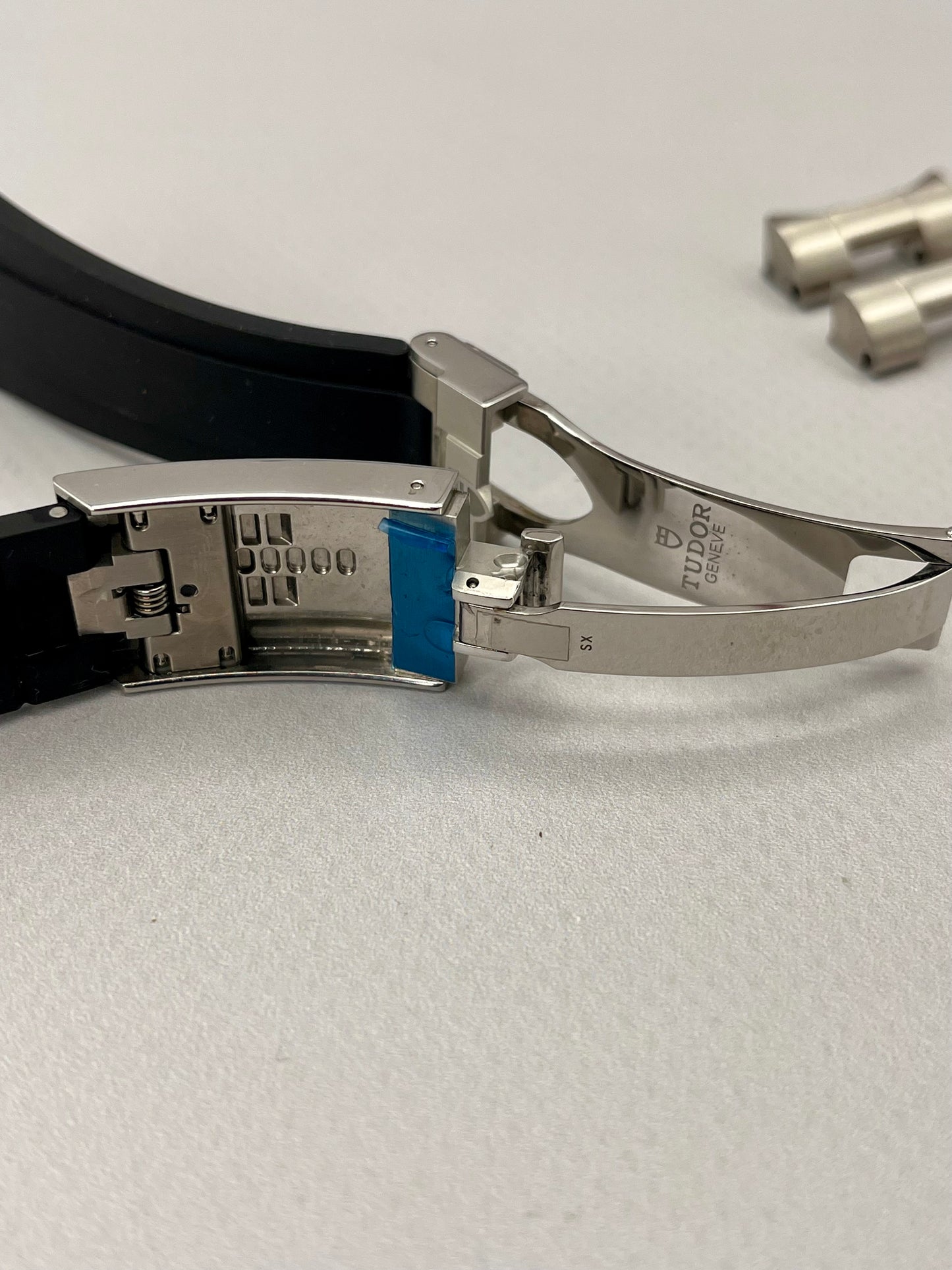 TUDOR OEM 21mm Rubber Strap + OEM Tudor T-FIt Clasp - for 7941A1A models