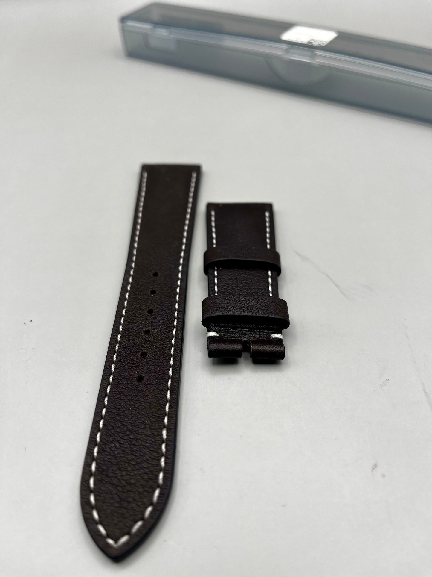 New/Unworn Genuine TUDOR Dark Brown Leather Strap 22mm