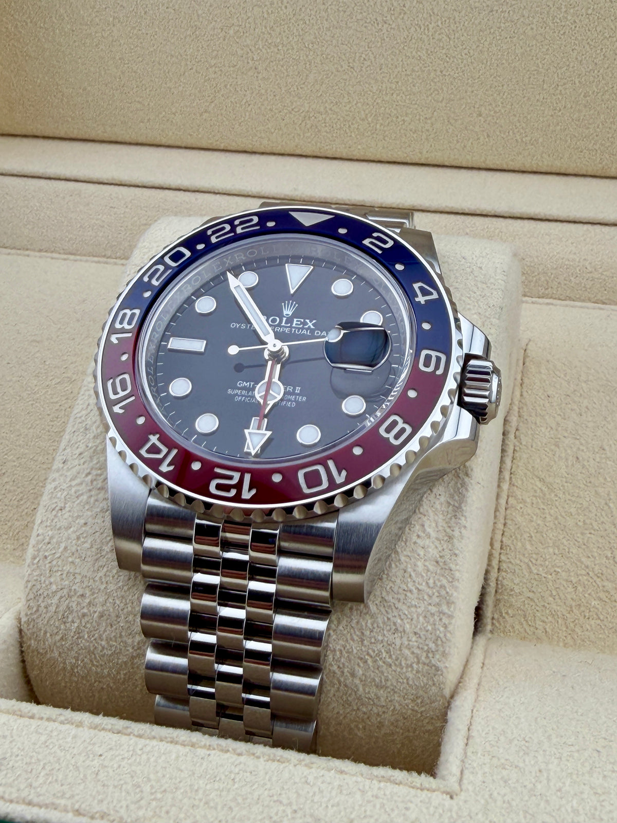 2023 ROLEX GMT-Master II 126710BLRO 40mm Full Set