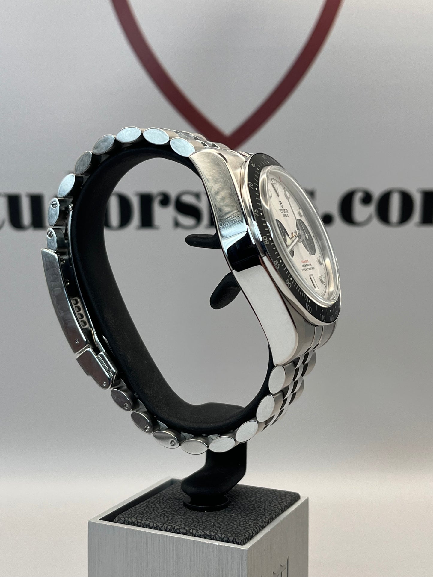 May 2025 TUDOR Black Bay Chrono 'Panda' on OEM Tudor Jubilee Strap - 41mm