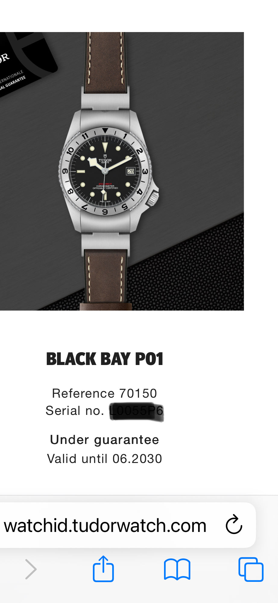 **BRAND NEW** 2025 TUDOR Black Bay P01 - 42mm - 70150