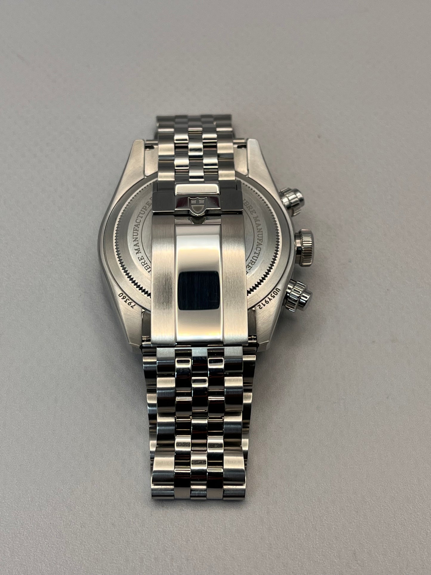 May 2025 TUDOR Black Bay Chrono 'Panda' on OEM Tudor Jubilee Strap - 41mm