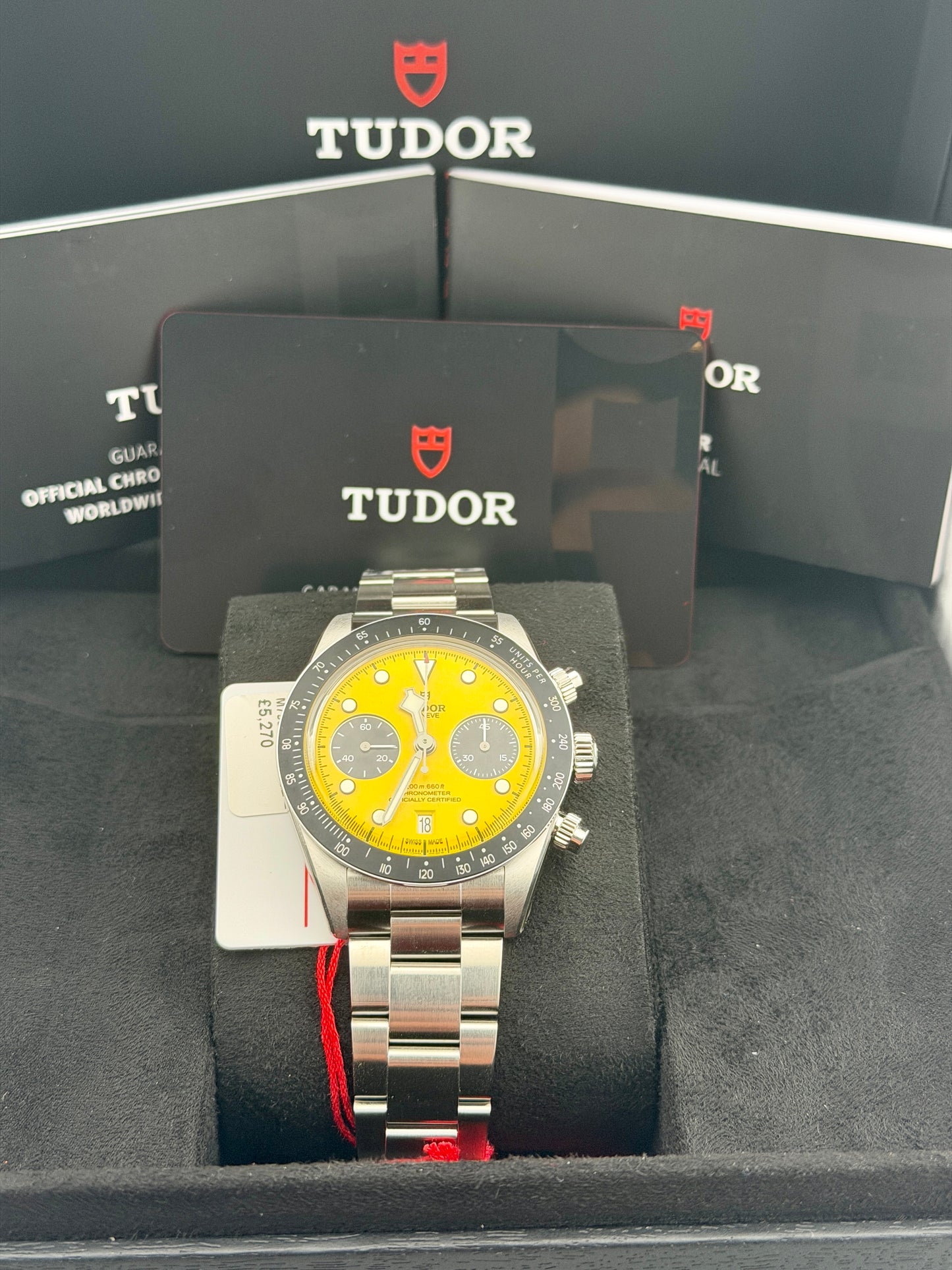 New Release TUDOR Black Bay Chrono Bumblebee 39mm Full Set