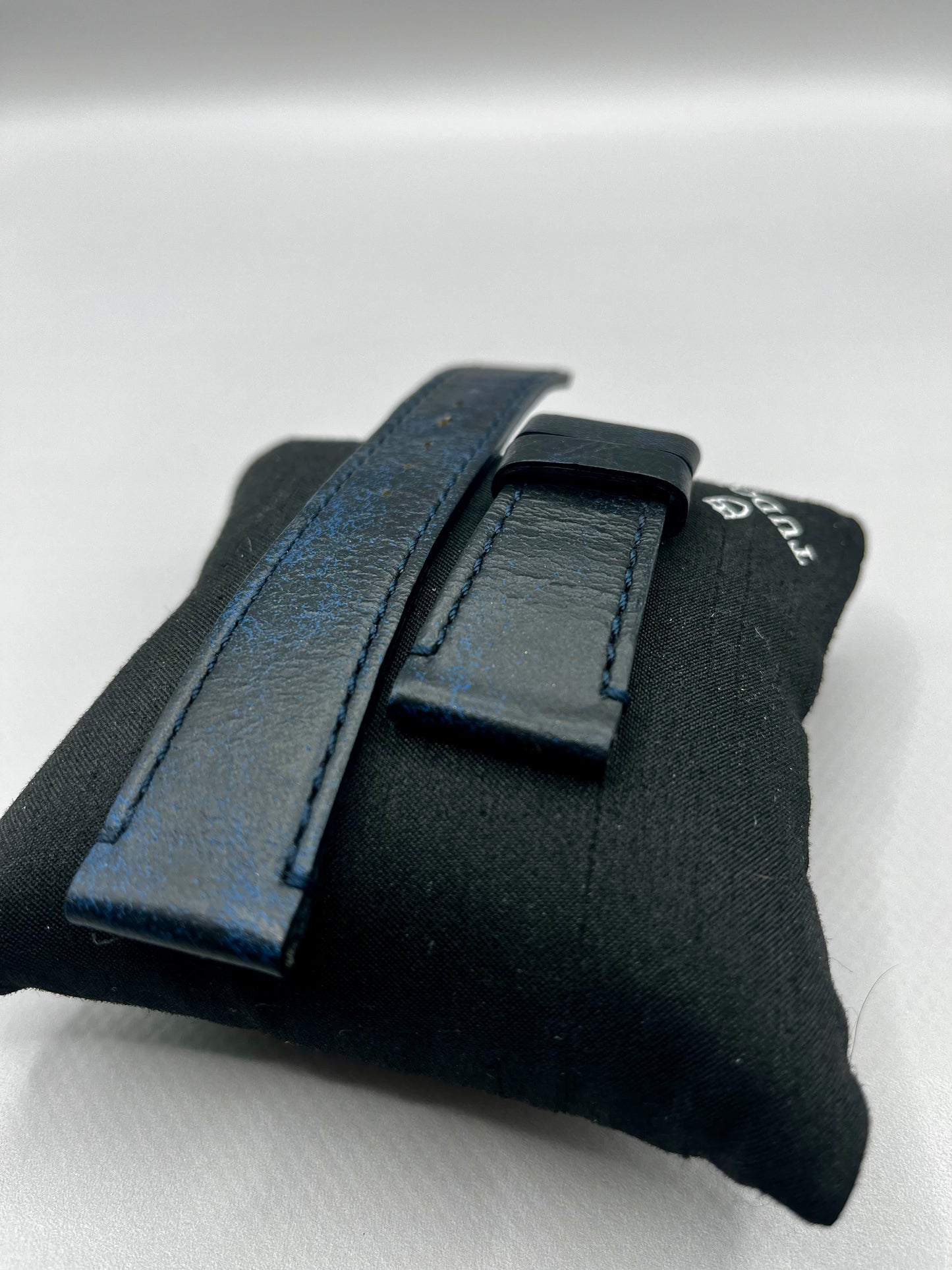 New/Unworn Genuine TUDOR Blue Leather Strap 22mm