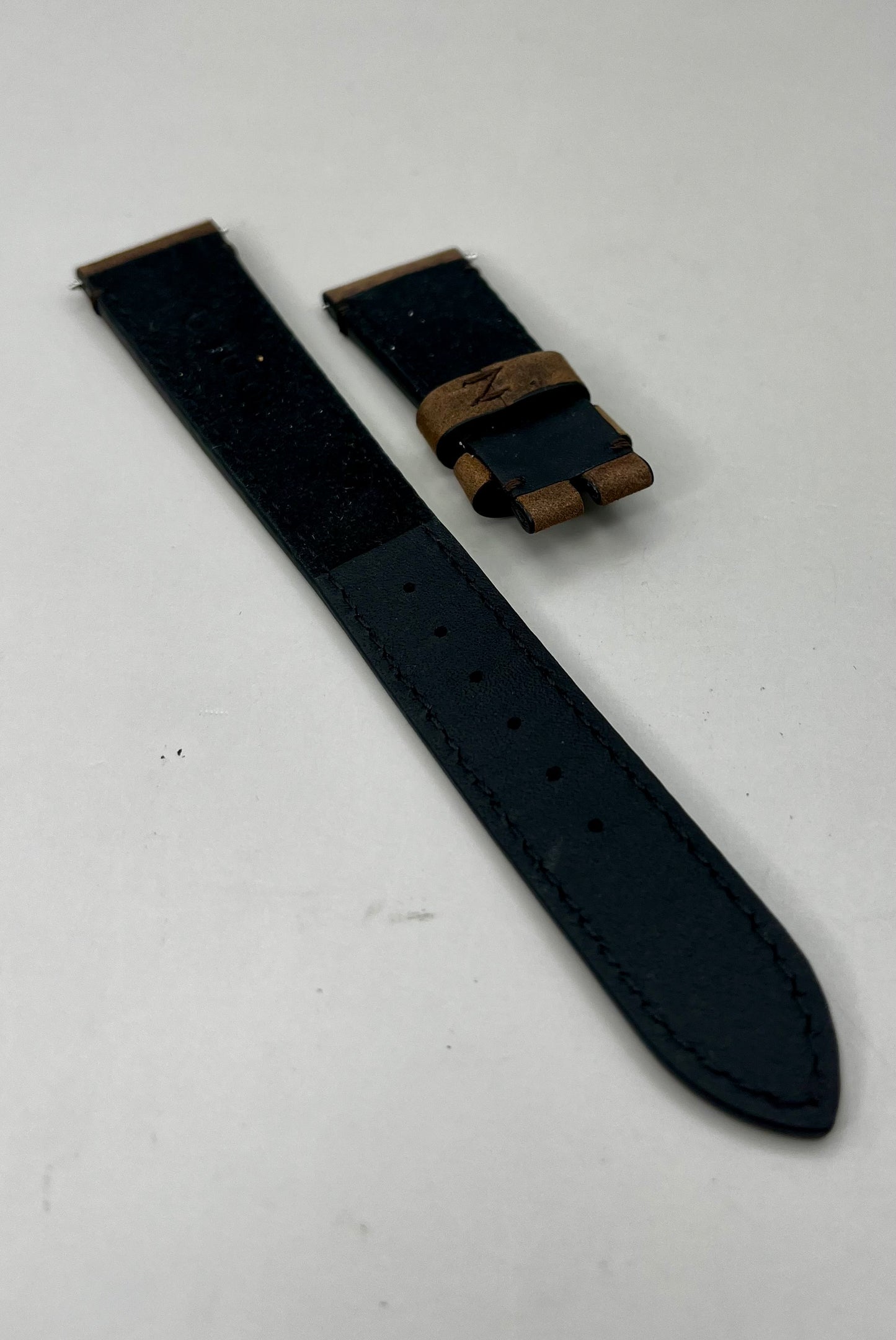 New/Unworn Genuine TUDOR Dark Brown Leather Strap 20mm