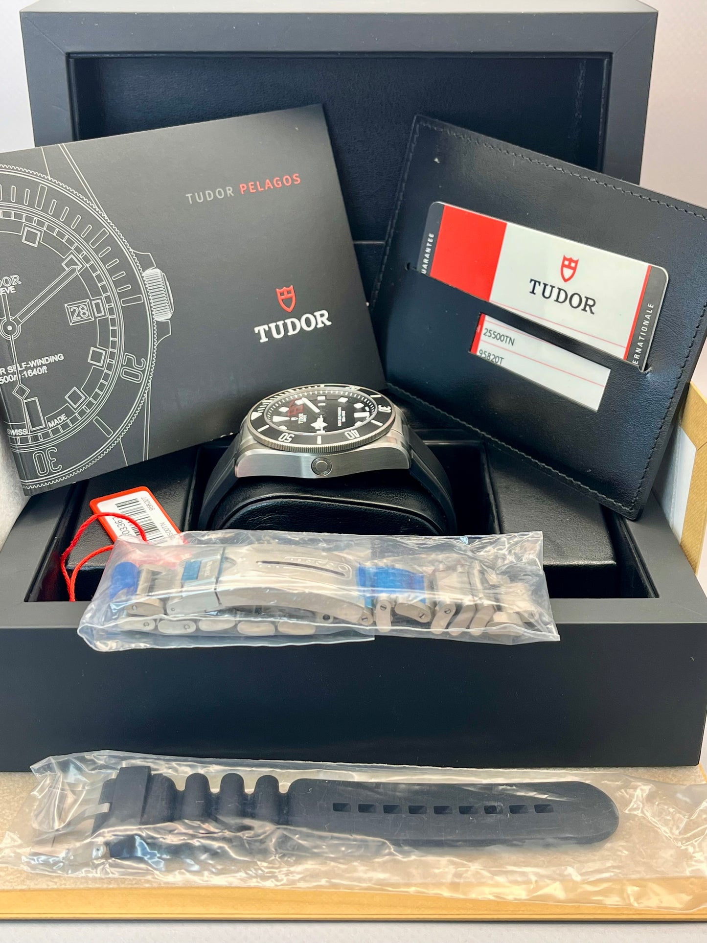 2014 TUDOR Pelagos 2-Liner - 25500TN - 42mm - Full Set - Unworn Strap
