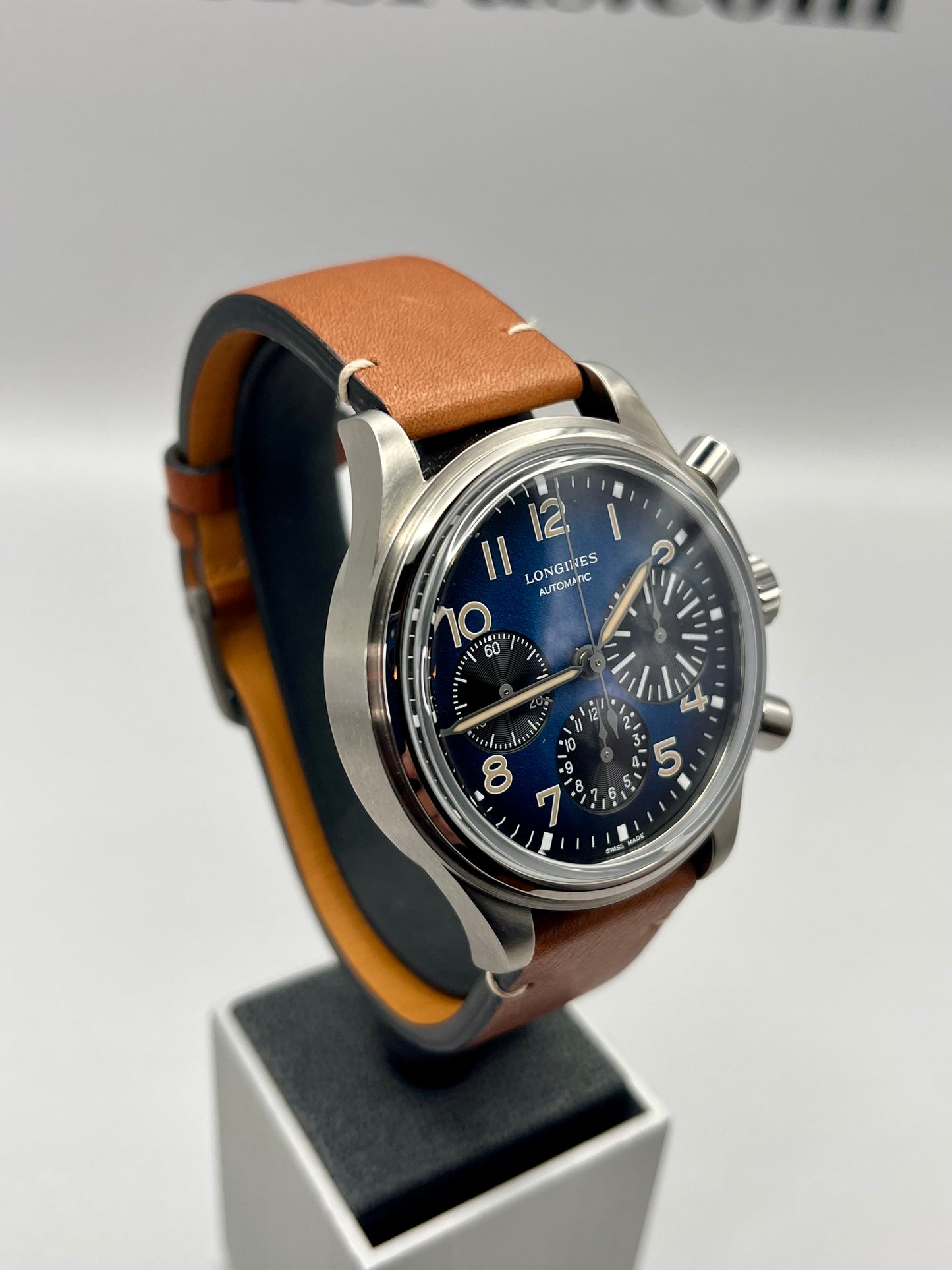 2024 LONGINES Avigation Blue 'BIG EYE' - L2.816.1.93.2 - 41mm - Warranty to 2029