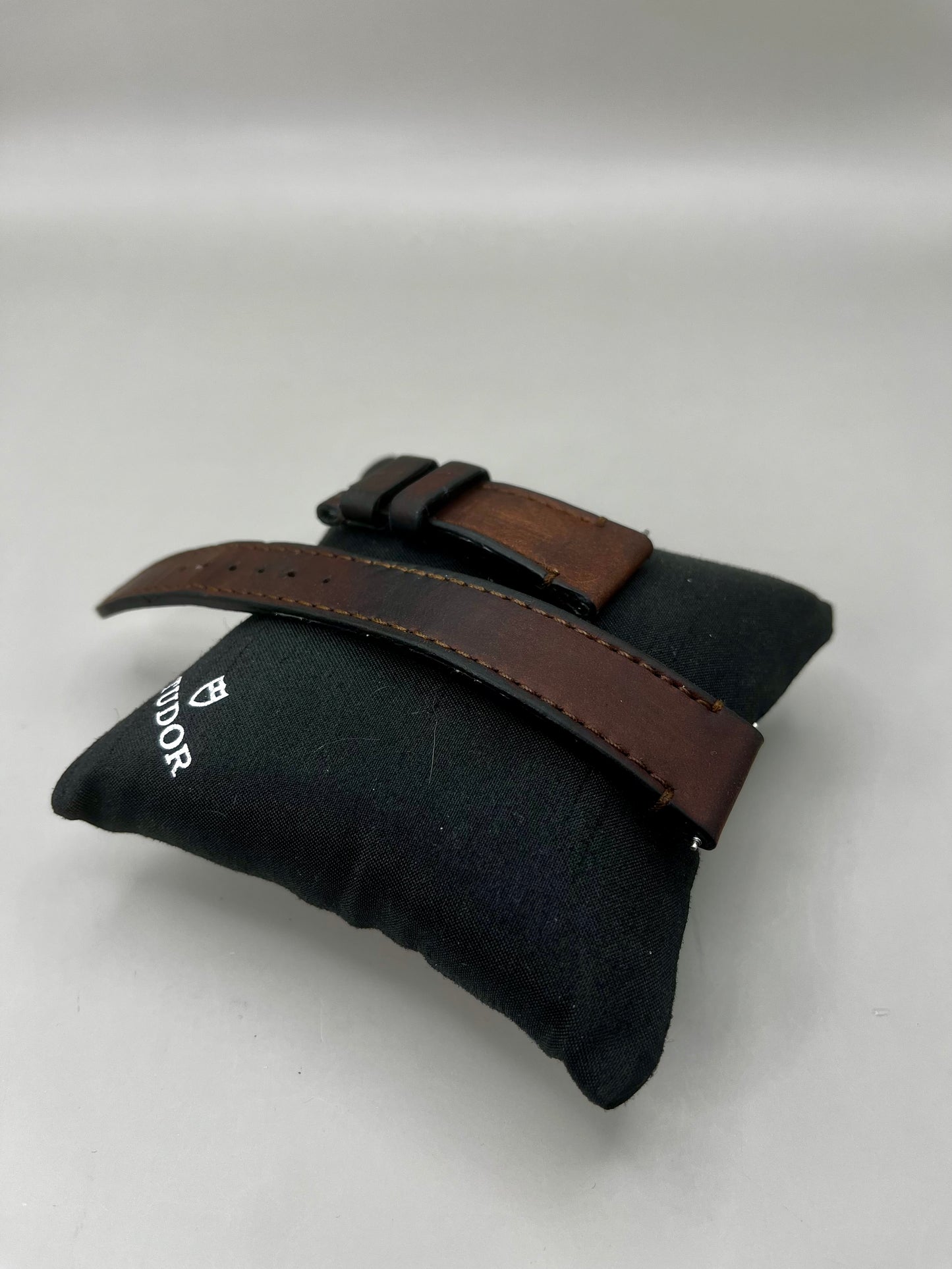 Genuine TUDOR Dark Brown Leather Strap 20mm